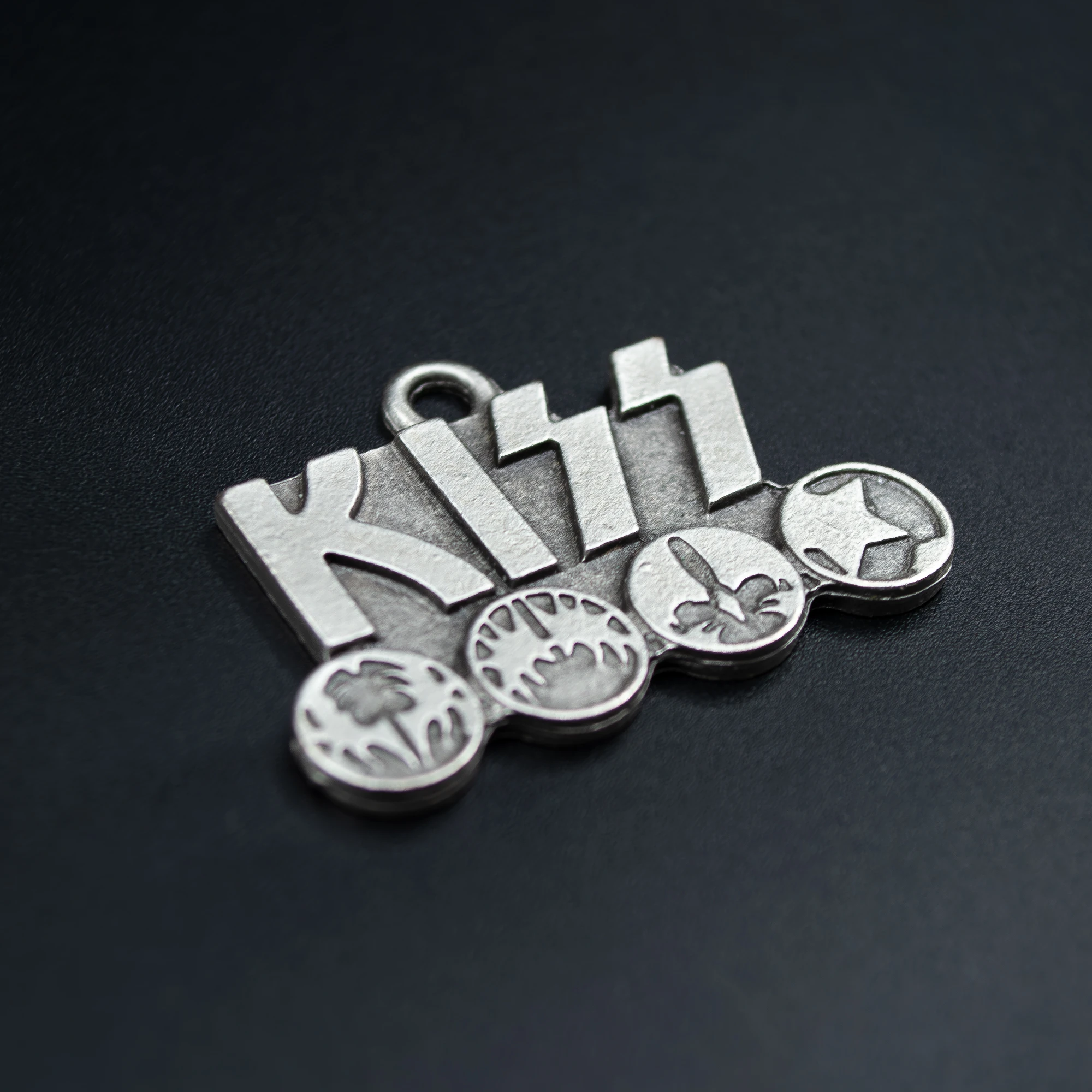 Kiss Kolye - Gümüş ( Silver ) Renk - 60 cm Düz Ezme Zincir Kolye