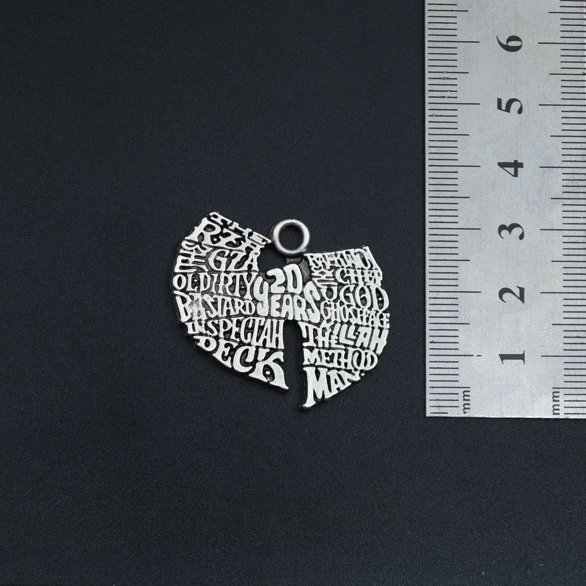 Wu Tang 20 Year Kolye Ucu - Gümüş ( Silver ) Renk