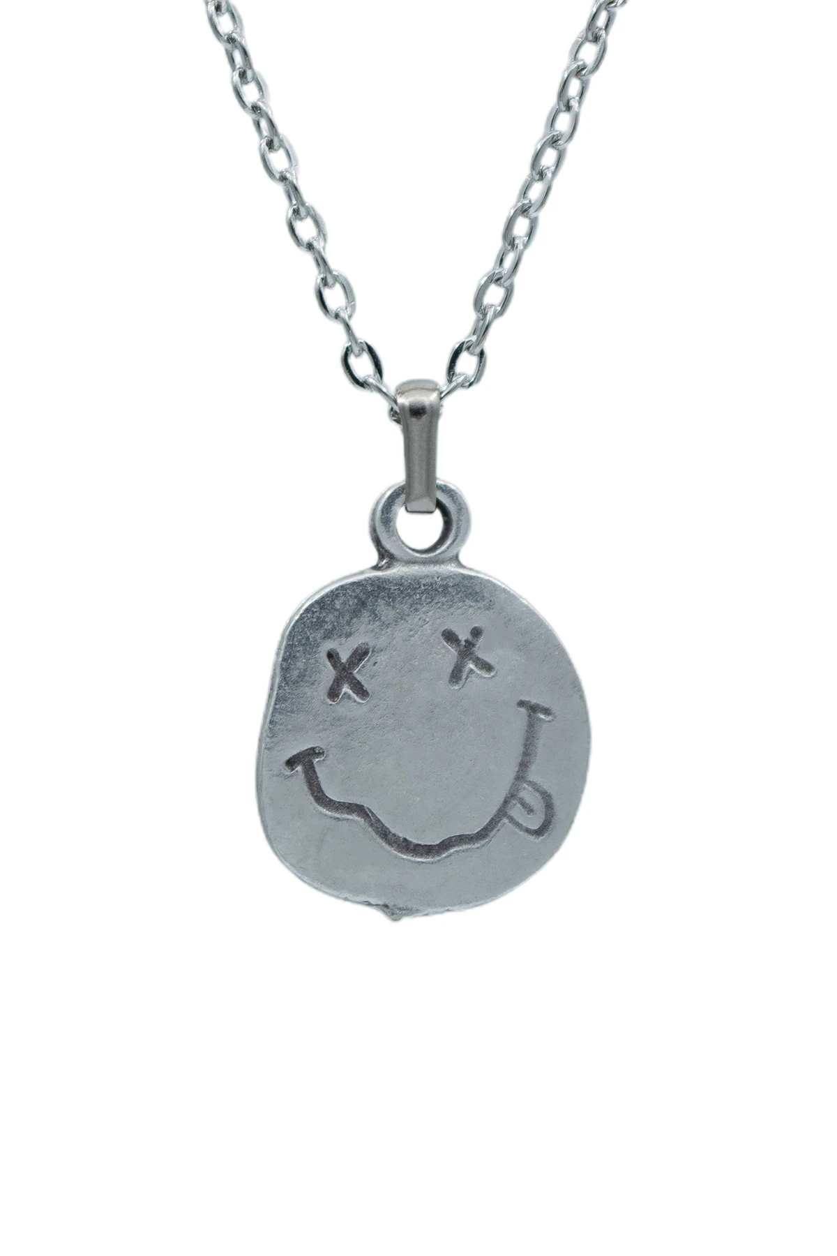 3'lü Gülen Surat Smile Nirvana Erkek Kadın Kolye Seti