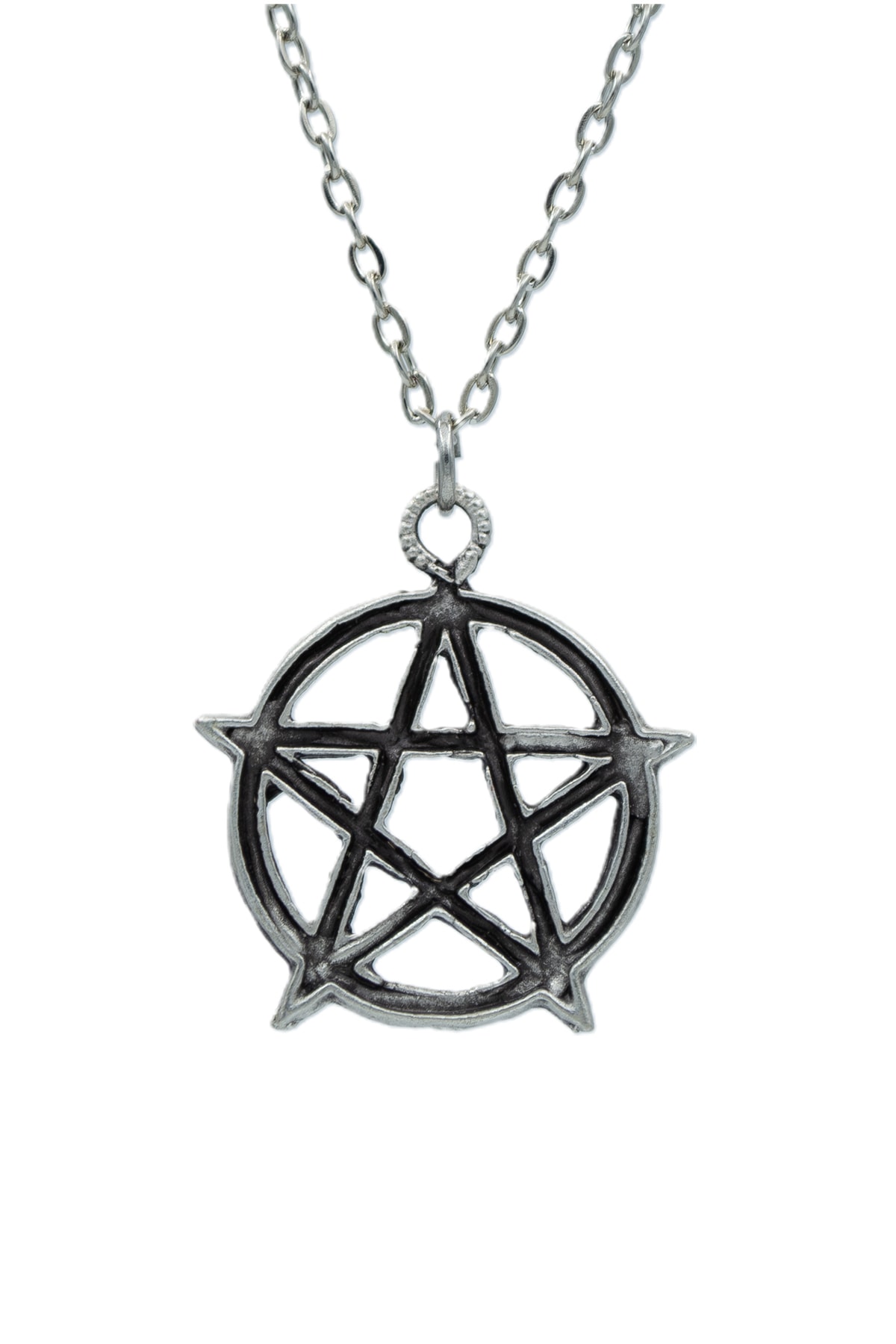 2'li Pentagram - Triquetra Güneş Ay Yıldız Erkek Kadın Kolye Seti