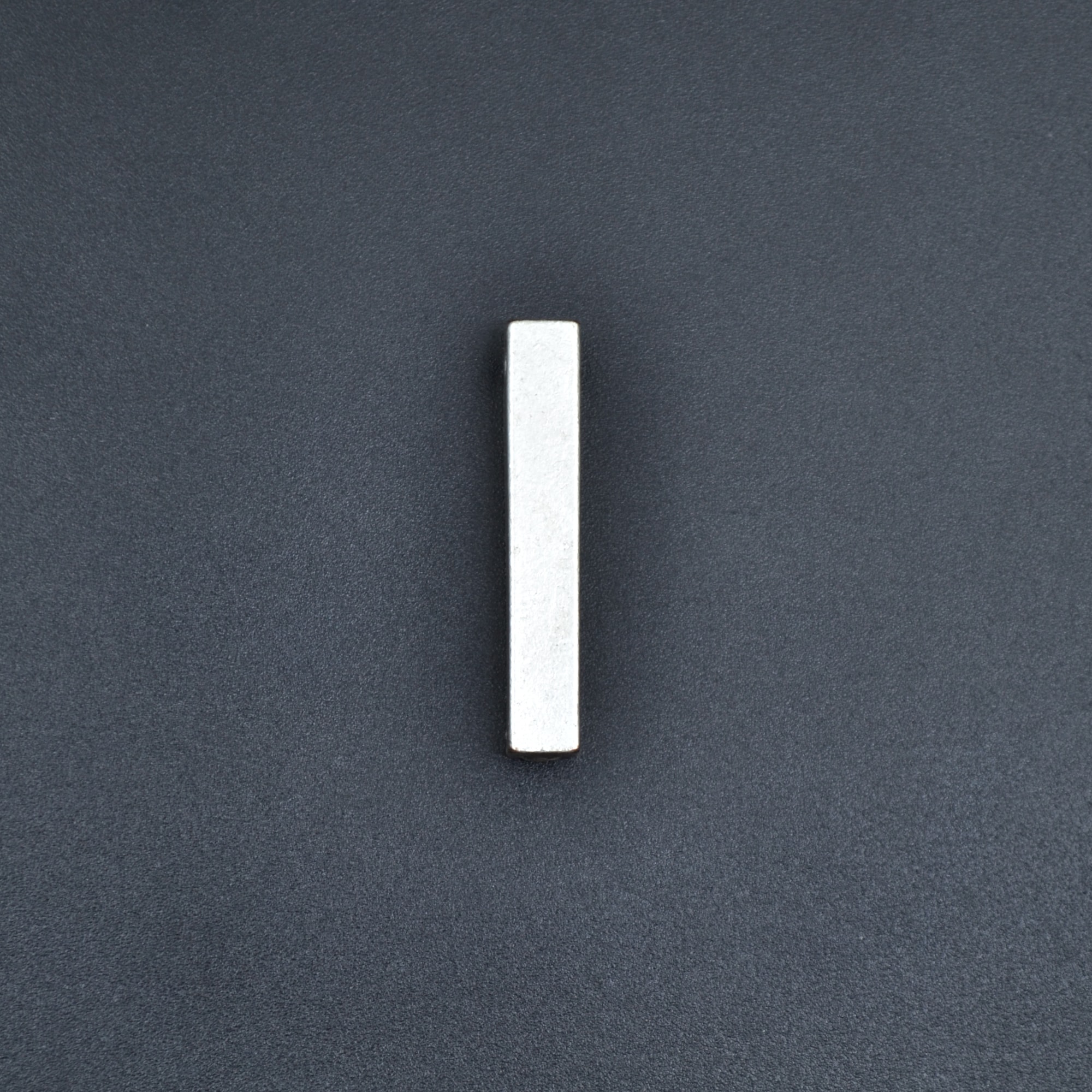 Kısa Çubuk - Prizma Kolye Ucu - Gümüş ( Silver ) Renk