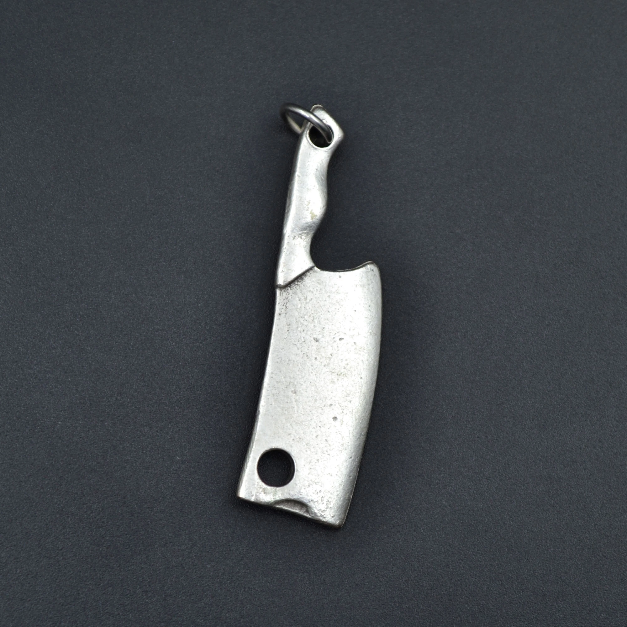 Gastronomi - Satır Kolye - Gümüş ( Silver ) Renk - 60 cm Örme Zincir Kolye