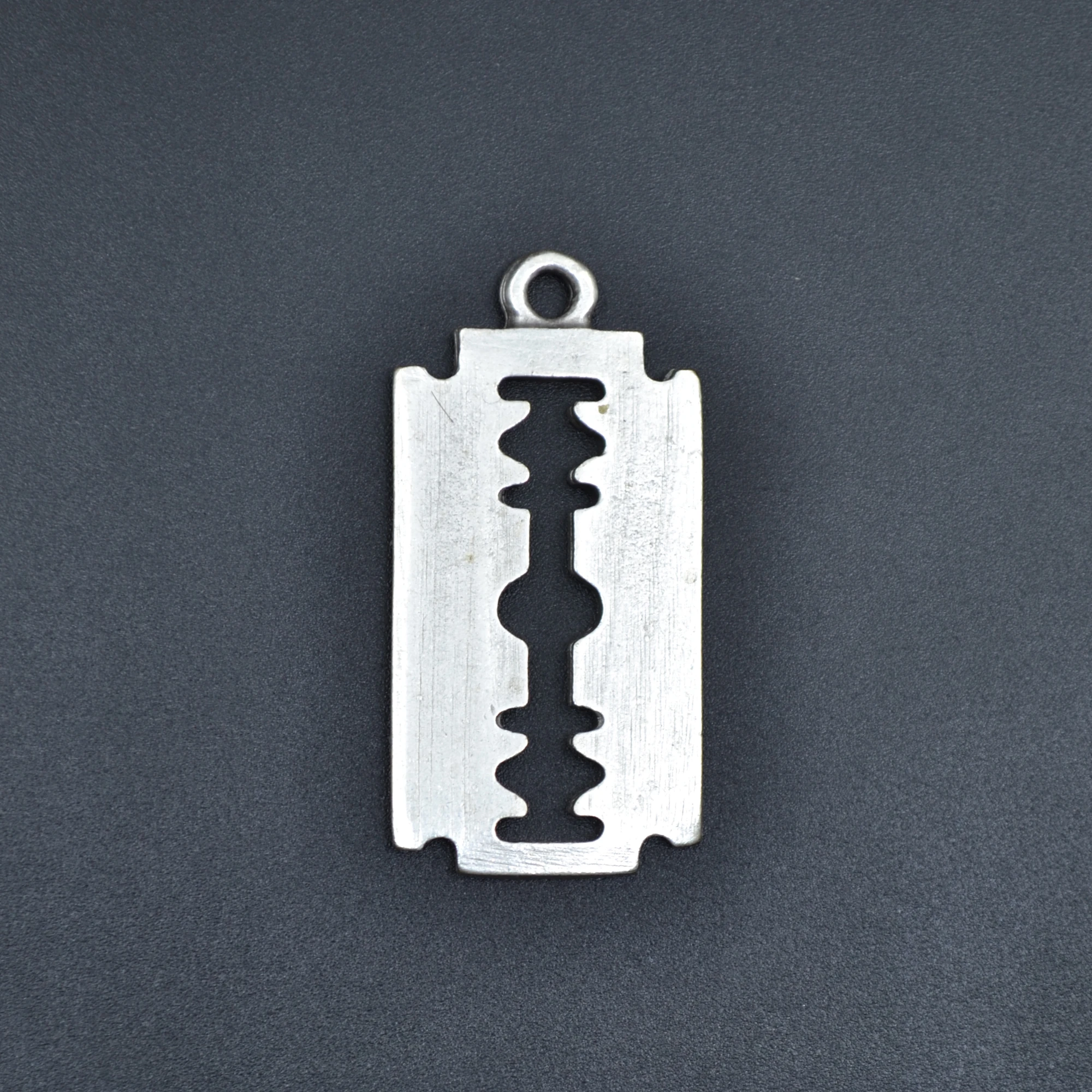 Jilet Kolye - Gümüş ( Silver ) Renk - 60 cm Örme Zincir Kolye