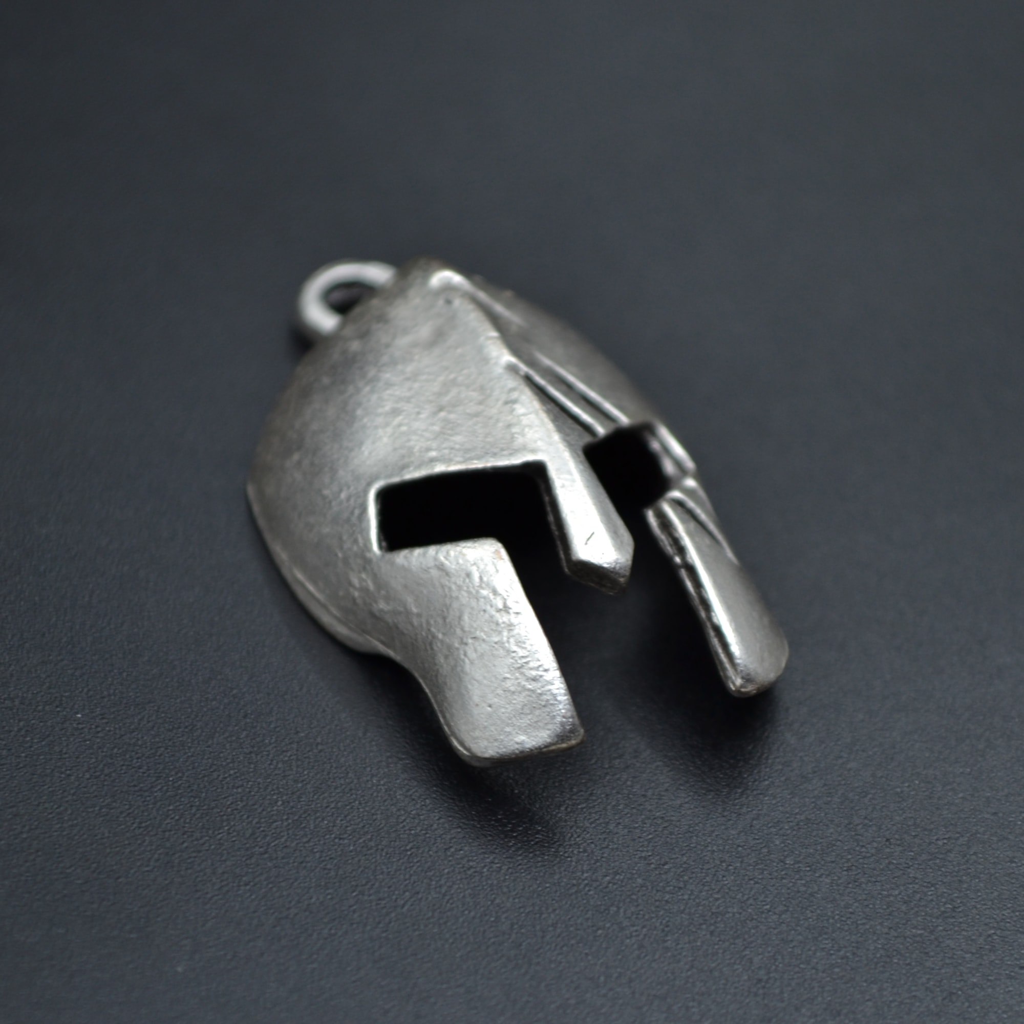 Gladyatör - Miğfer Kolye Ucu - Gümüş ( Silver ) Renk