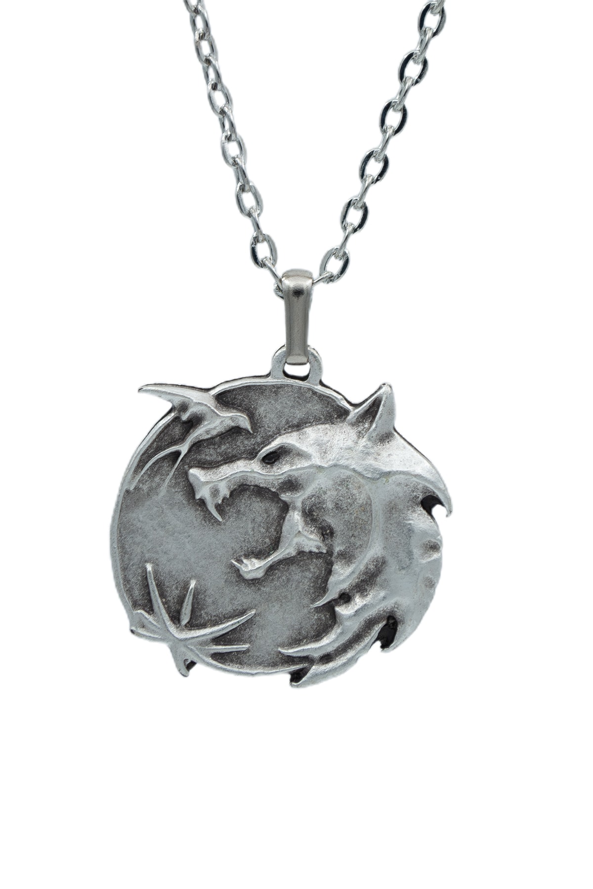 2'li The Witcher Madalyon Erkek Kadın Kolye Seti