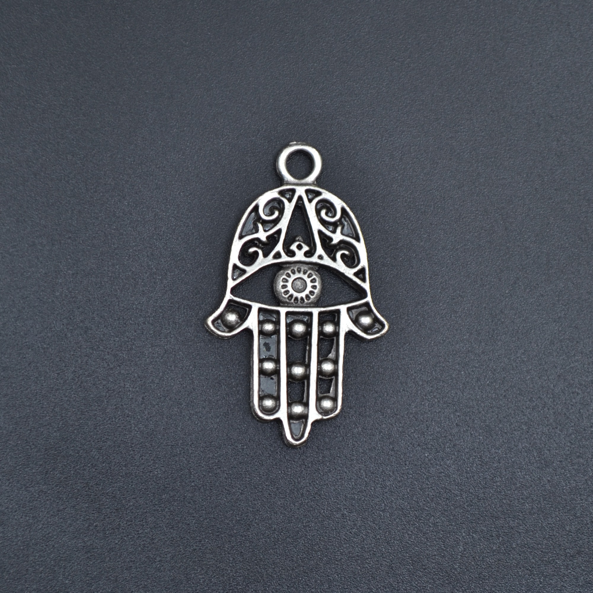 Fatma Ana Eli Kolye Ucu - Gümüş ( Silver )