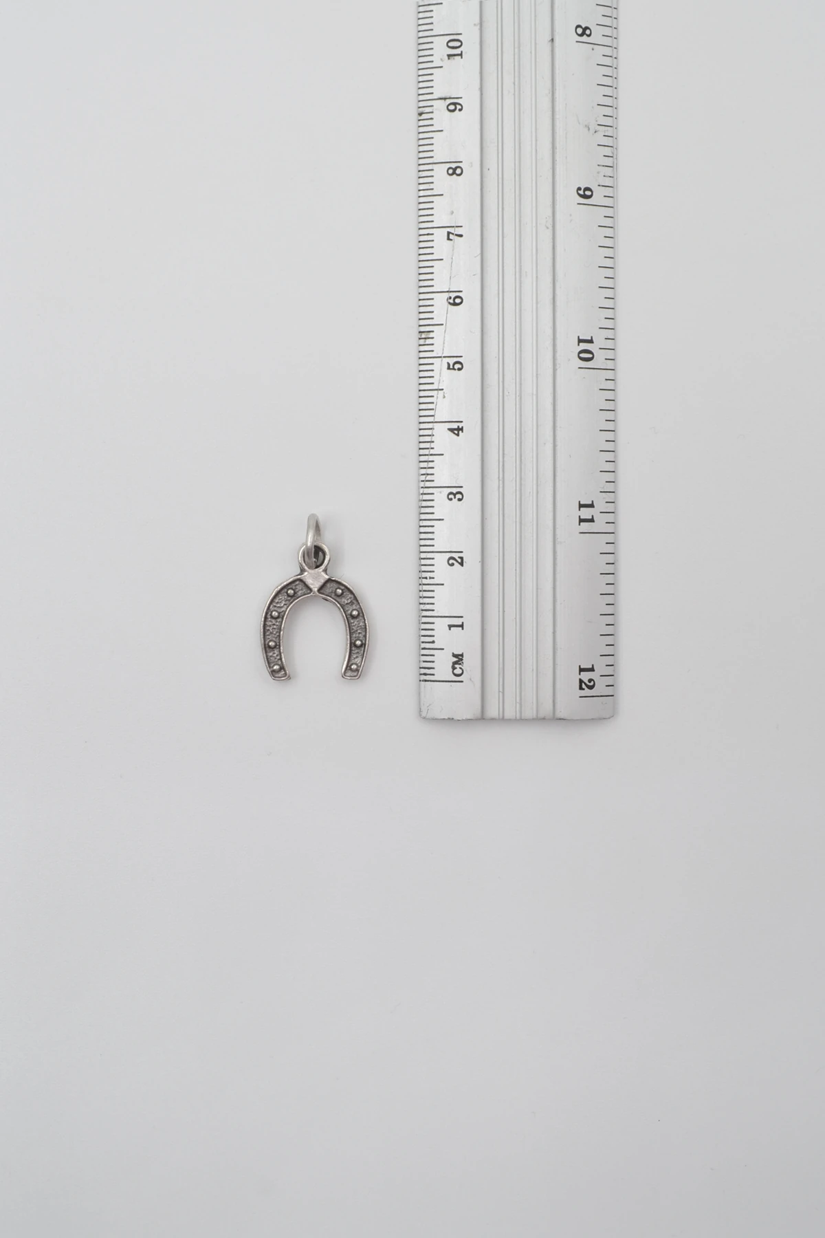 Şans Nalı Örme Zincir Kolye - Antik Gümüş Kaplama - Kadın Erkek - 60 cm