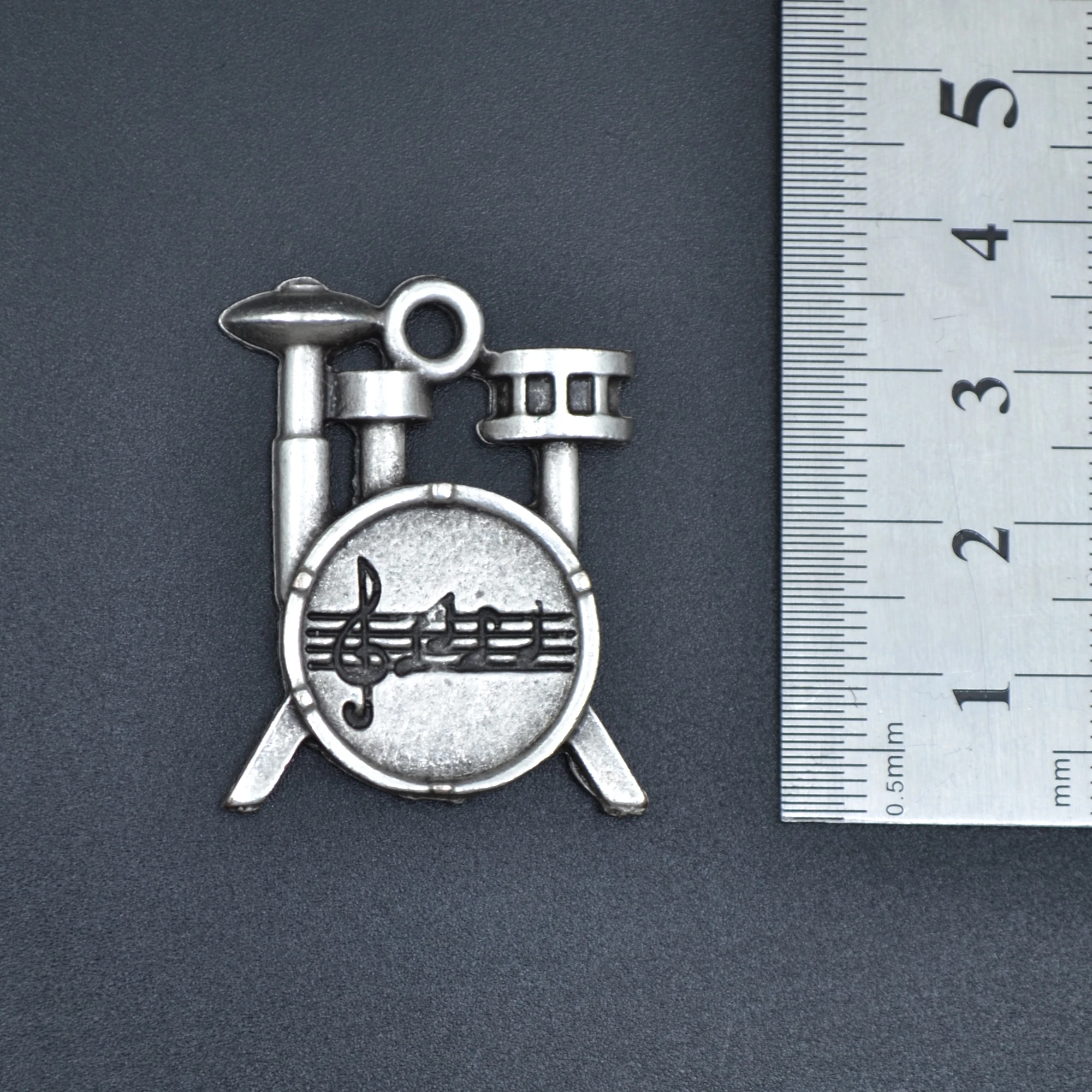 Bateri Kolye - Gümüş ( Silver ) Renk - 60 cm Örme Zincir Kolye