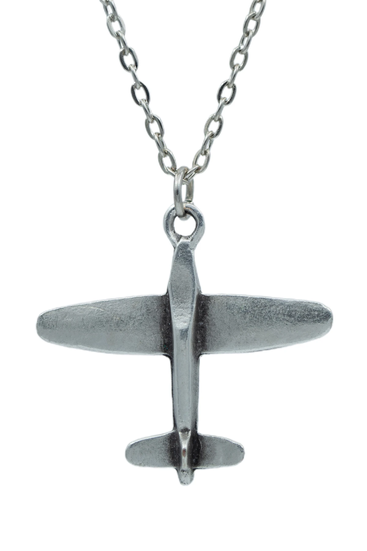 2'li Planör Uçak Erkek Kadın Kolye Seti