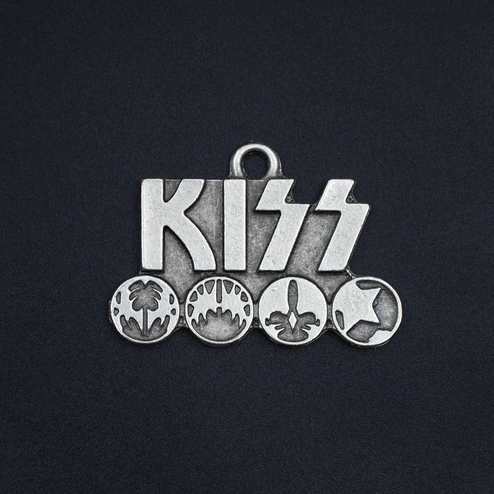 Kiss Kolye - Gümüş ( Silver ) Renk - 60 cm Düz Ezme Zincir Kolye