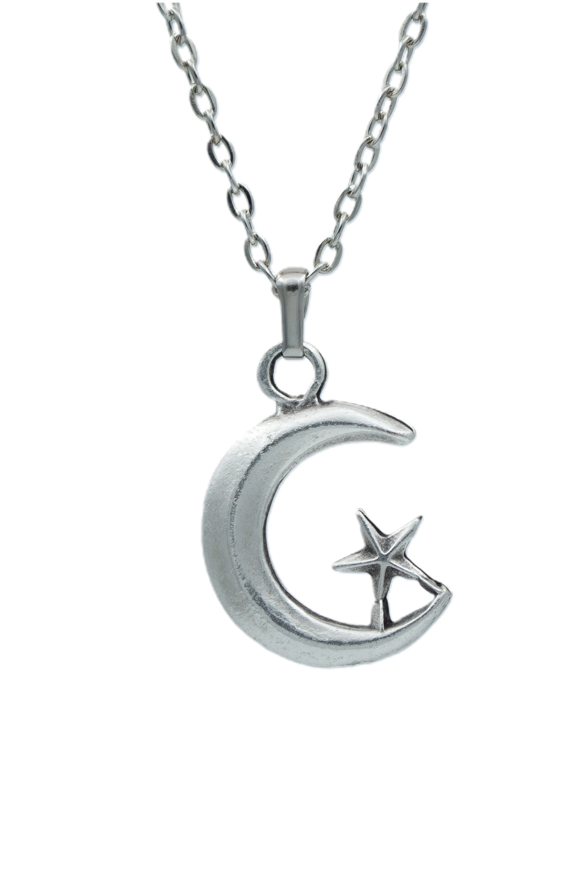 2'li Kemal Atatürk İmza Künye - Ay Yıldız Erkek Kadın Kolye Seti