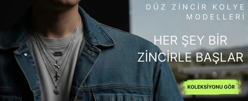 Düz Zincir Kolye Modelleri