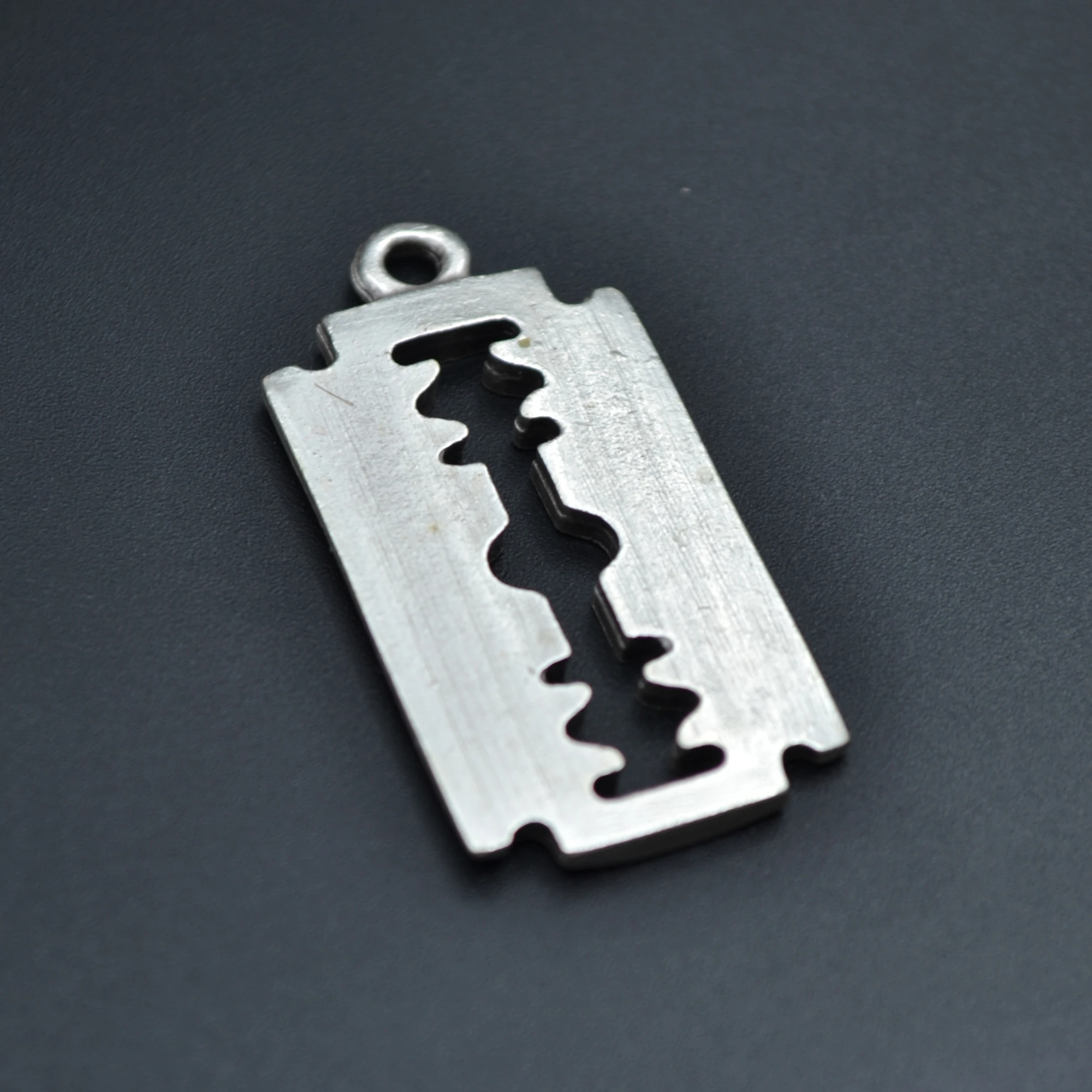 Jilet Kolye - Gümüş ( Silver ) Renk - 60 cm Örme Zincir Kolye