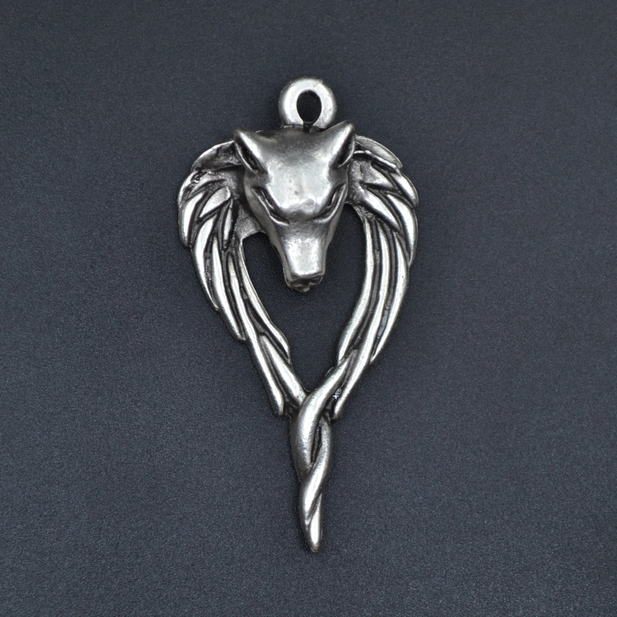 Anubis Ölüm Ve Ceza Tanrısı Kolye Ucu - Gümüş ( Silver) Renk