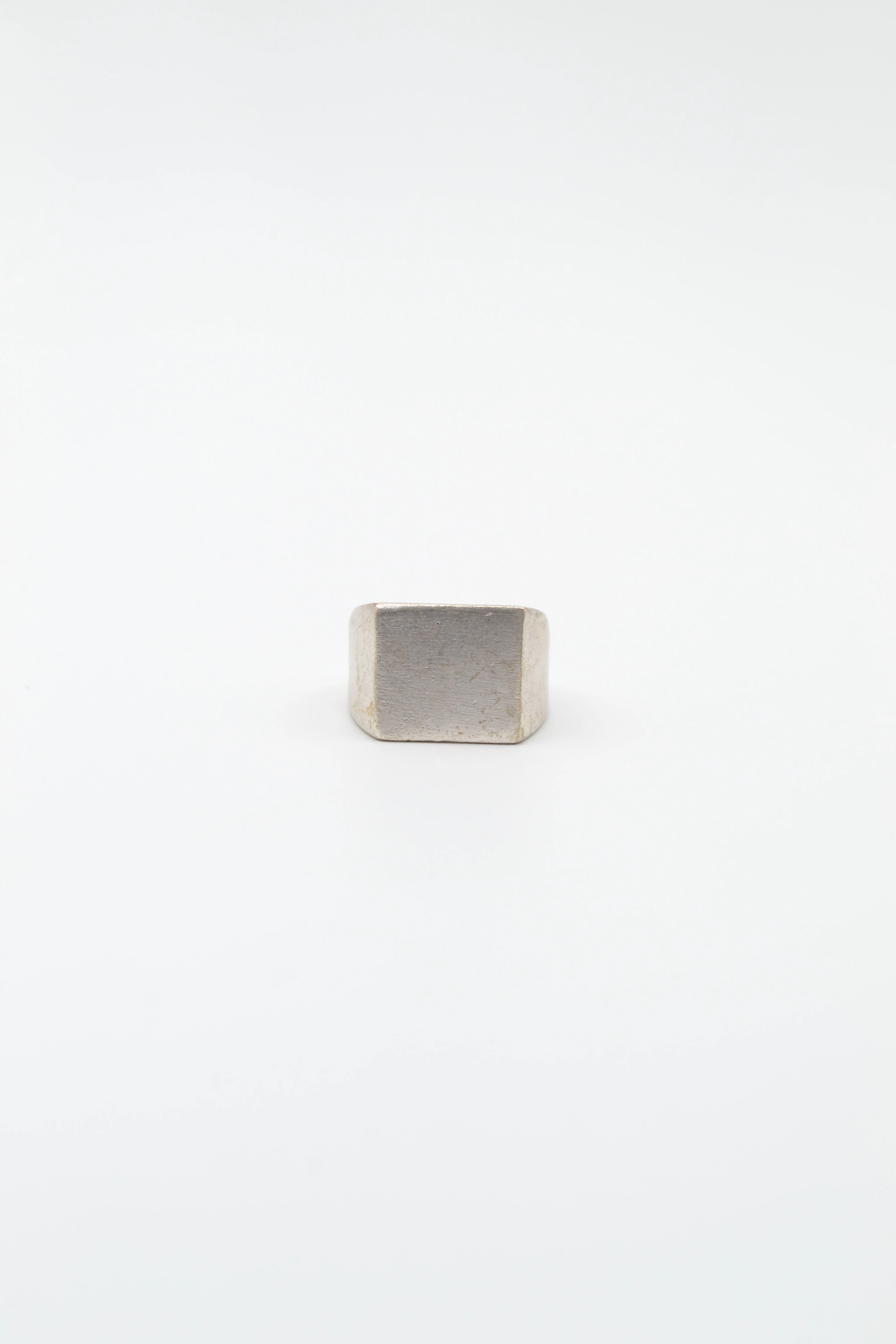 Kare Gümüş Kaplama Ayarlamalı Kadın Yüzük