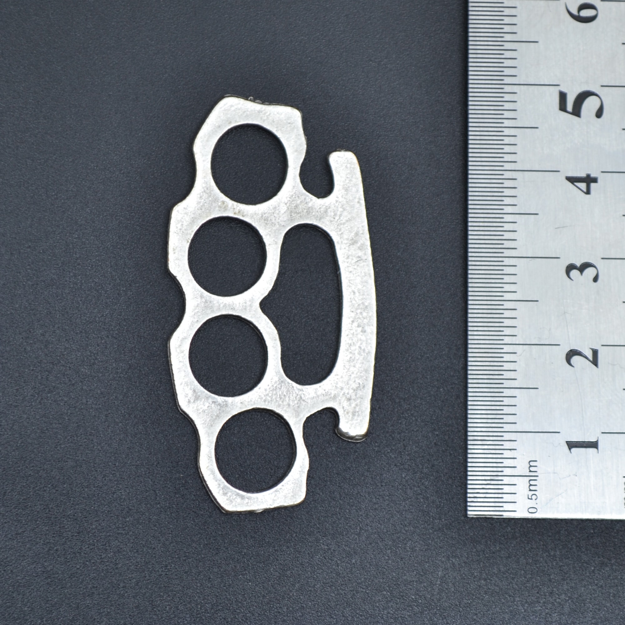 Muşta Kolye Ucu - Gümüş ( Silver ) Renk