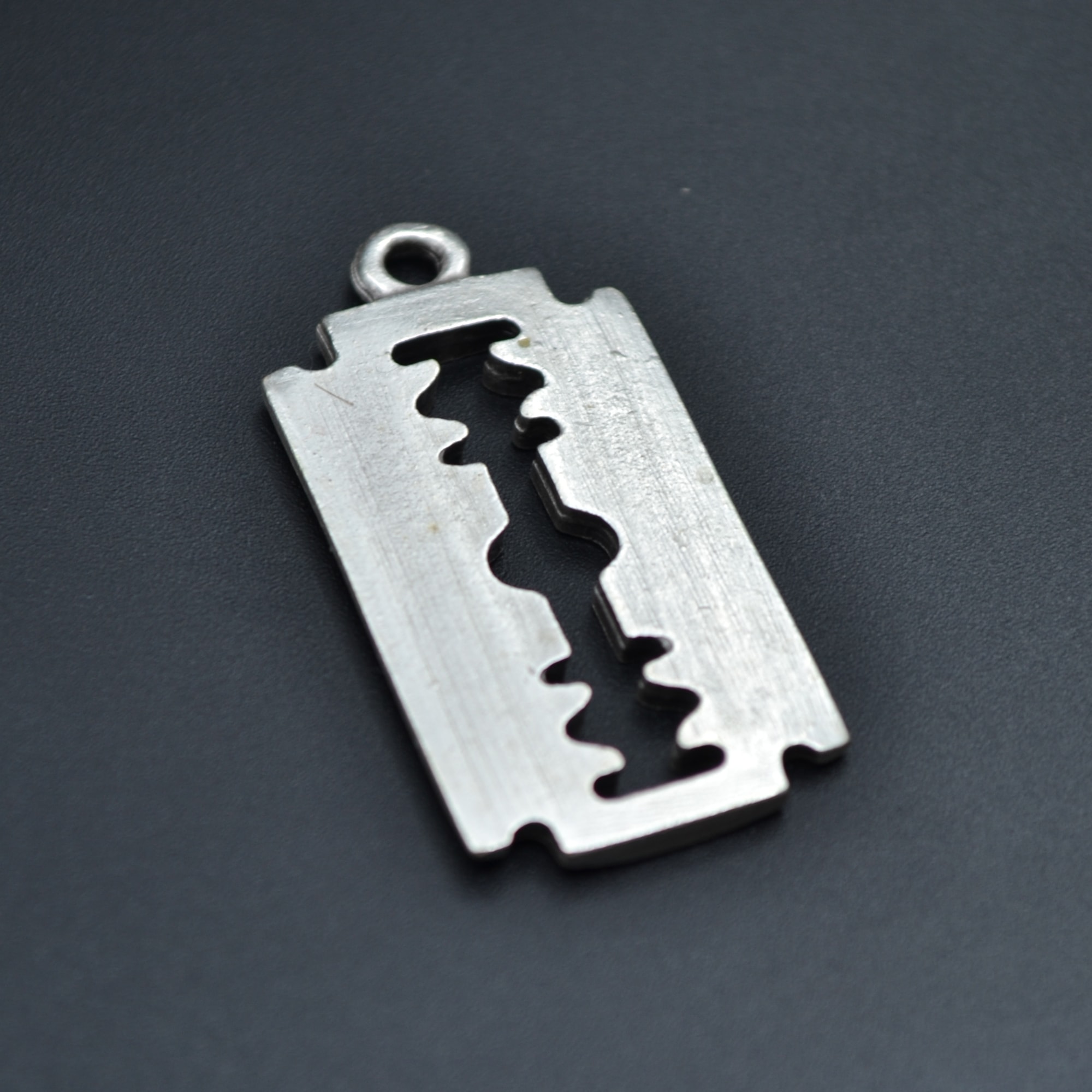 Jilet Kolye - Gümüş ( Silver ) Renk - 60 cm Düz Ezme Zincir Kolye