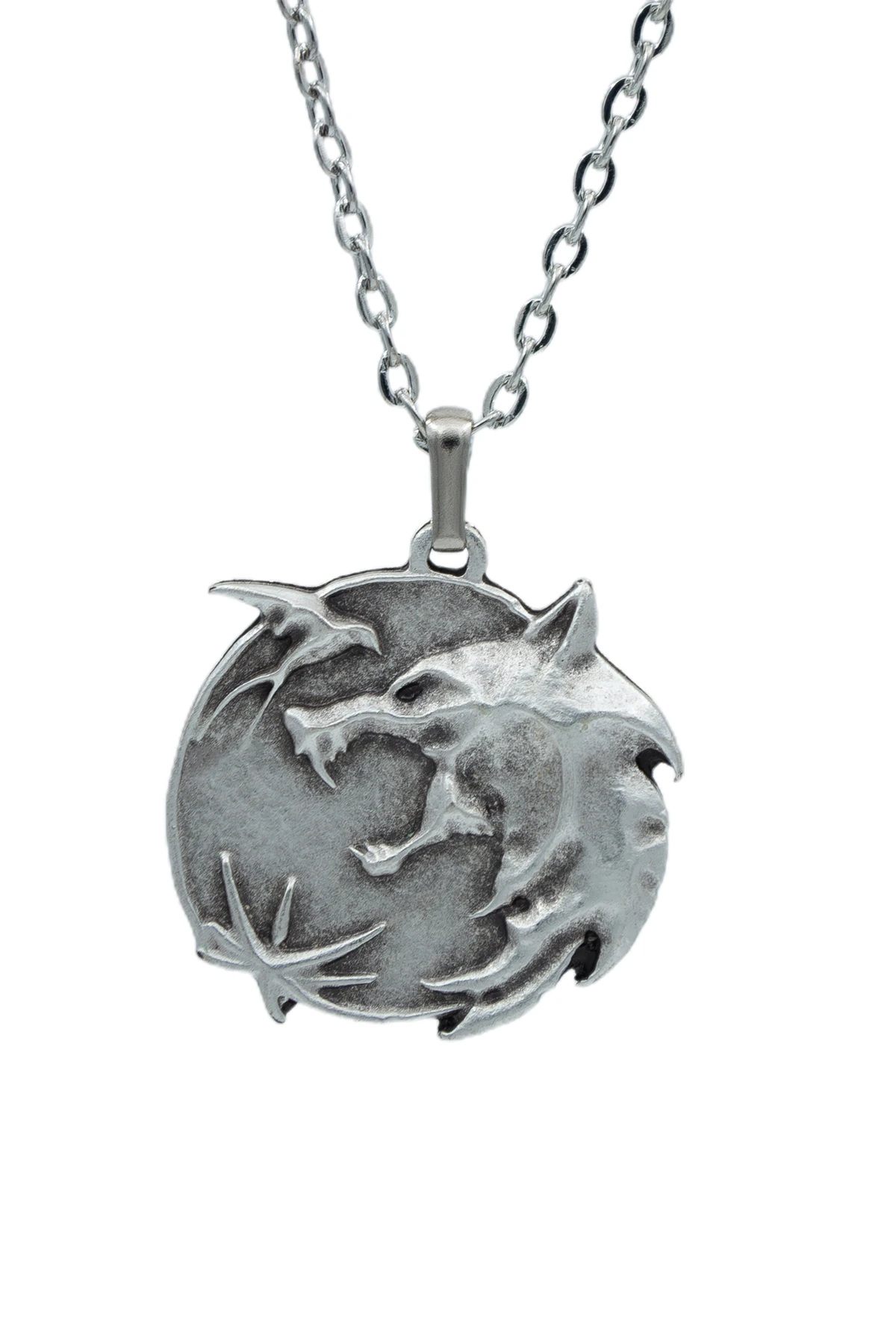 2'li The Witcher Madalyon Erkek Kadın Kolye Seti