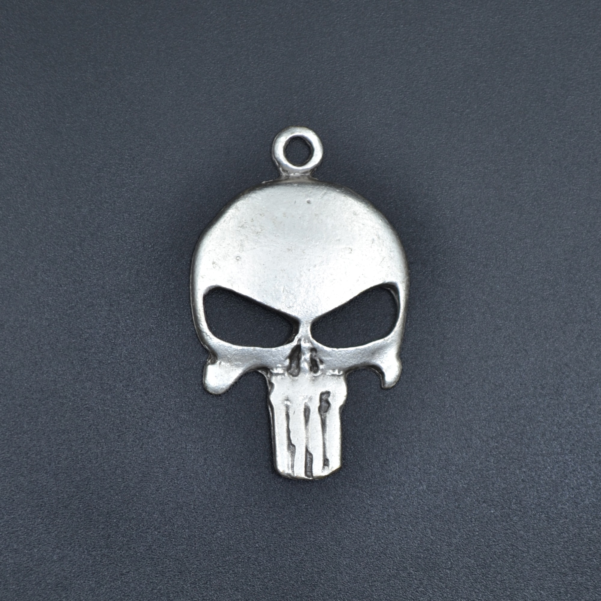 Punisher Cezalandırıcı Kolye Ucu - Gümüş ( Silver ) Renk