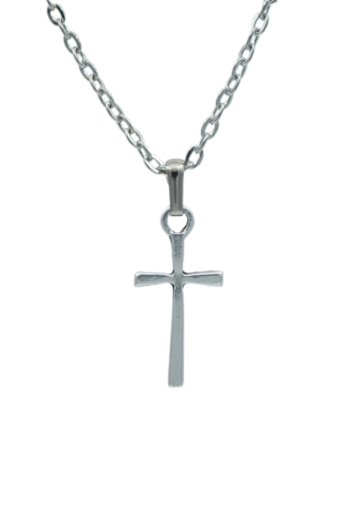 3'lü Minimal Haç Meryem Ana Erkek Kadın Kolye Seti