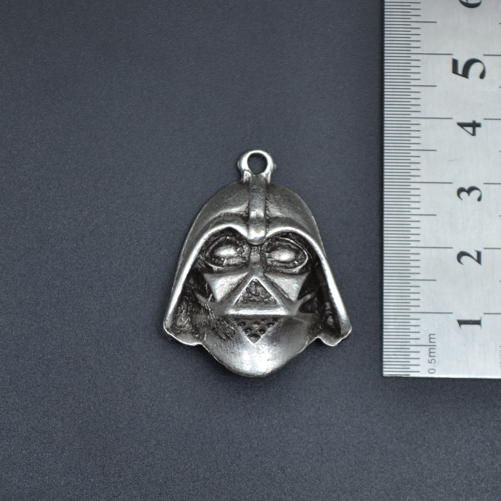 Star Wars - Darth Vader Kolye Ucu - Gümüş ( Silver ) Renk