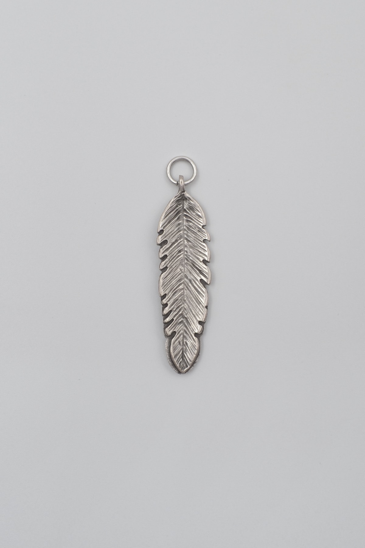 Tüy Kolye Ucu - Gümüş ( Silver ) Renk