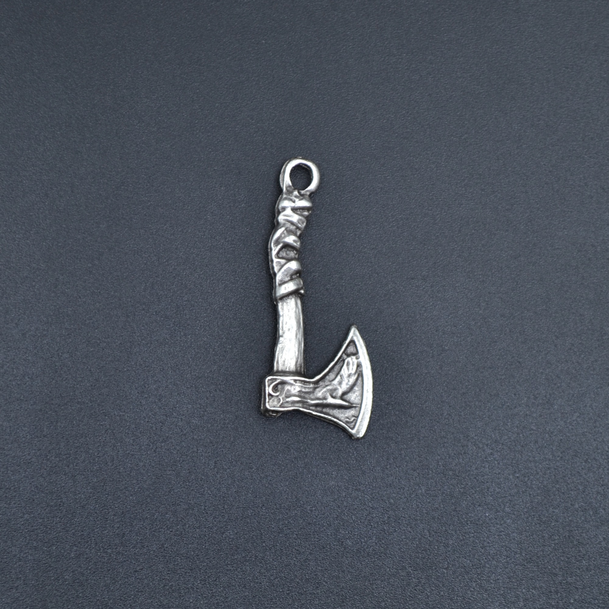Viking Balta Kolye Ucu - Gümüş ( Silver ) Renk