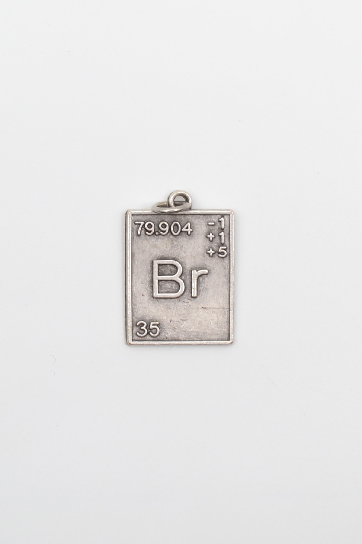 Breaking Bad Br (Brom) Element Kolye - Gümüş ( Silver ) Renk - 60 cm Örme Zincir Kolye