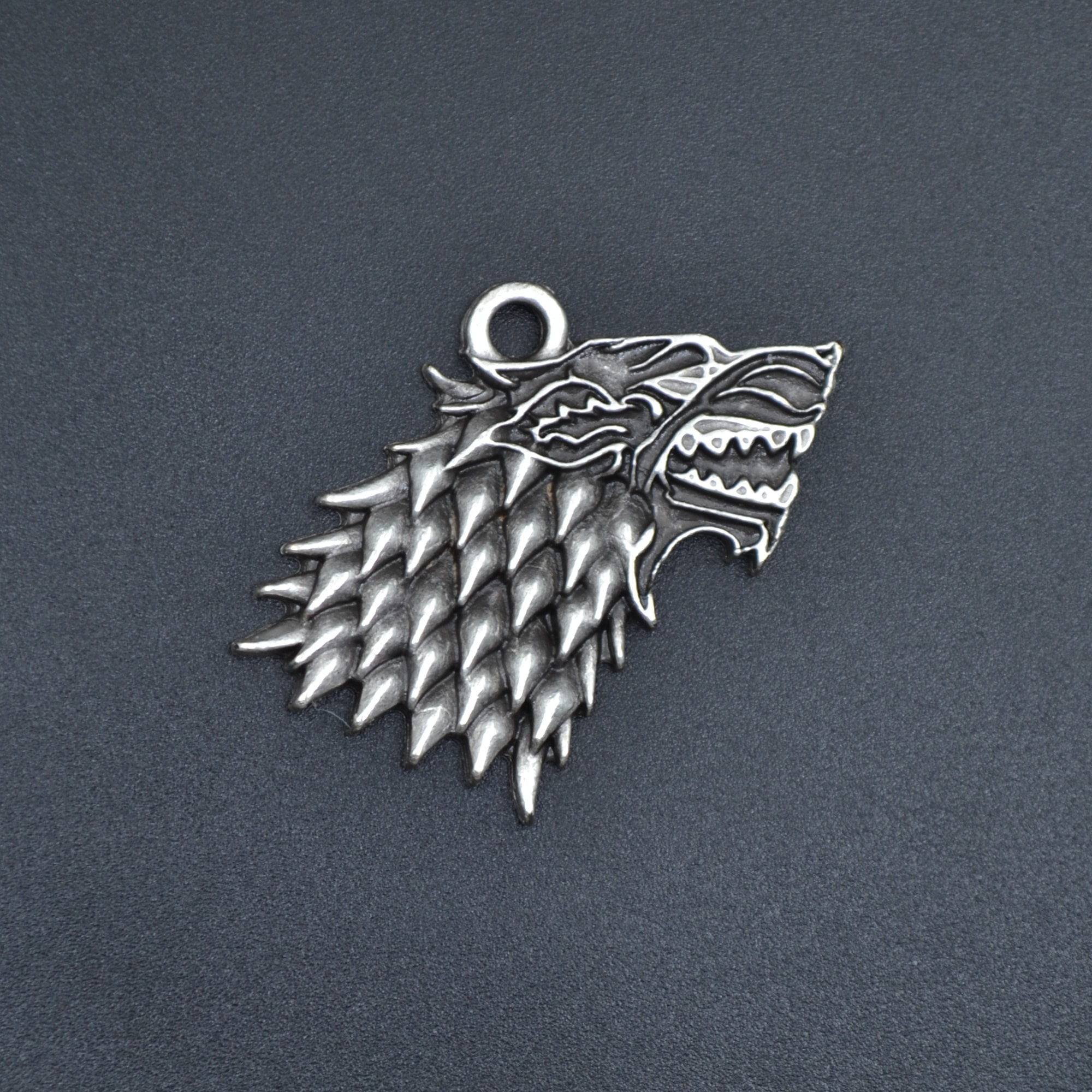 Game Of Thrones Kurt Kolye Ucu - Gümüş ( Silver ) Renk