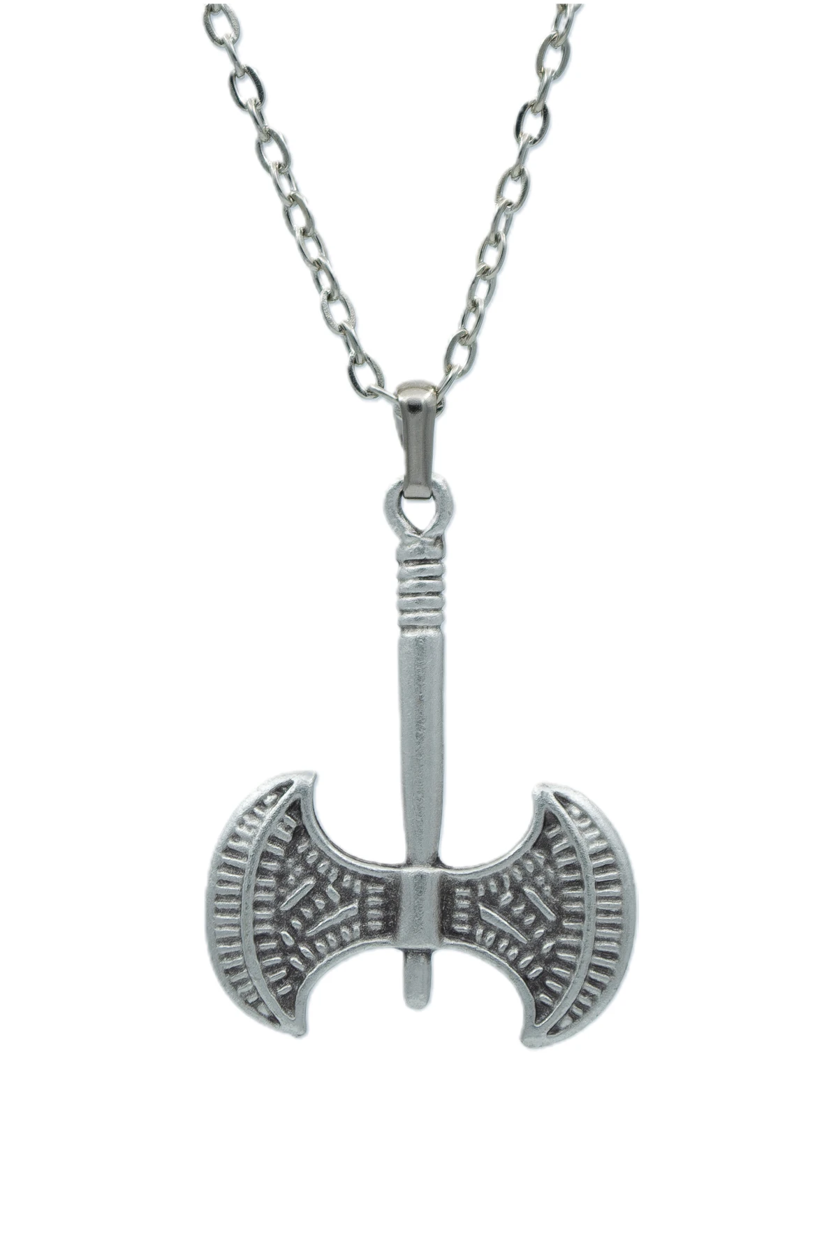 2'li Viking Balta - Çift Taraflı Balta Erkek Kadın Kolye Seti