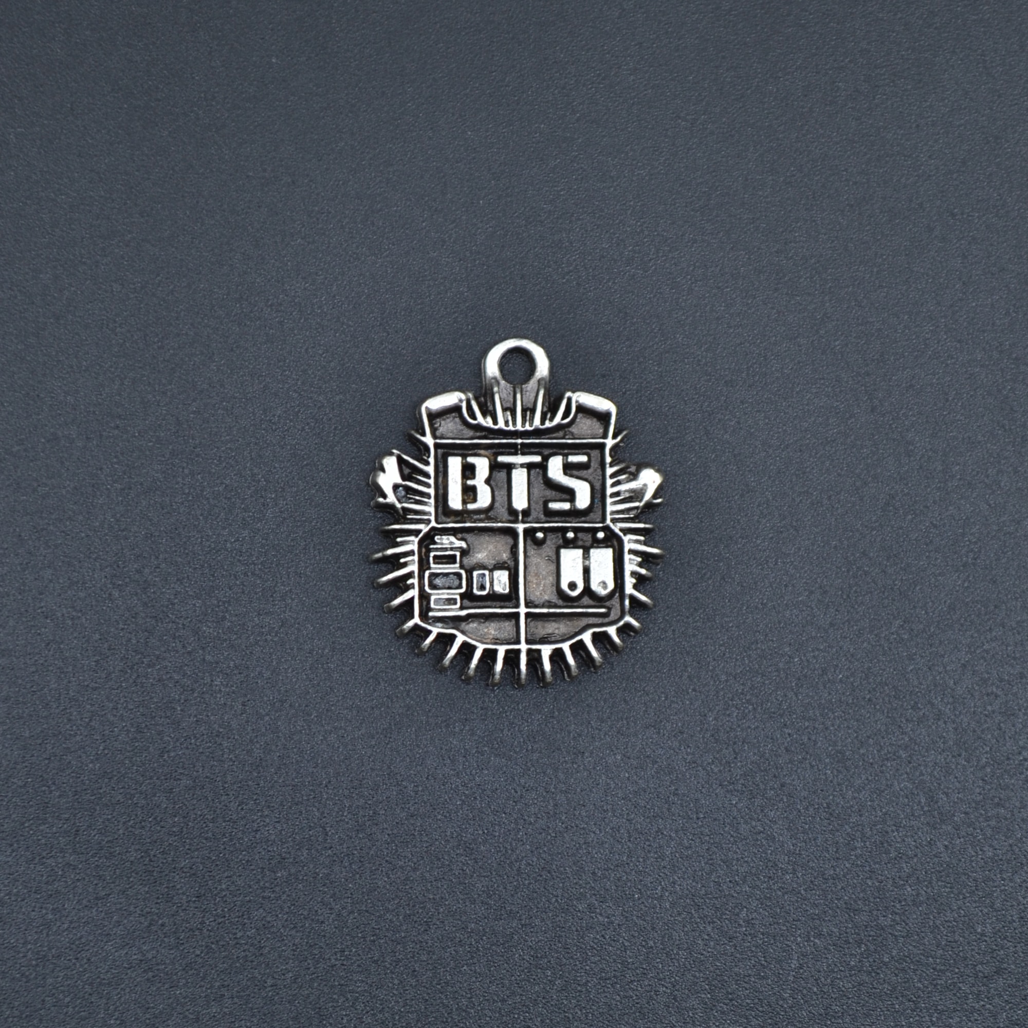 Minimal BTS Army Kolye Ucu - Gümüş ( Silver ) Renk
