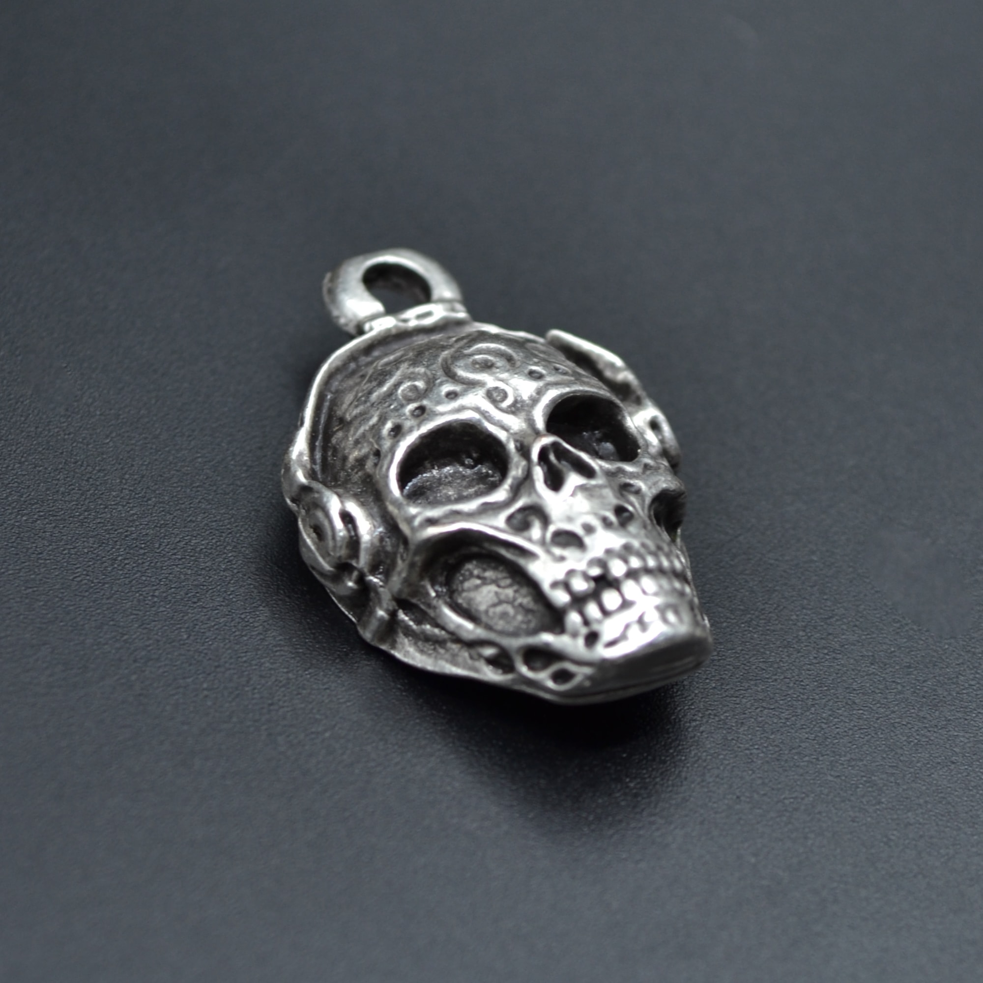 Dj Kuru Kafa Kolye - Gümüş ( Silver ) Renk - 60 cm Düz Ezme Zincir Kolye