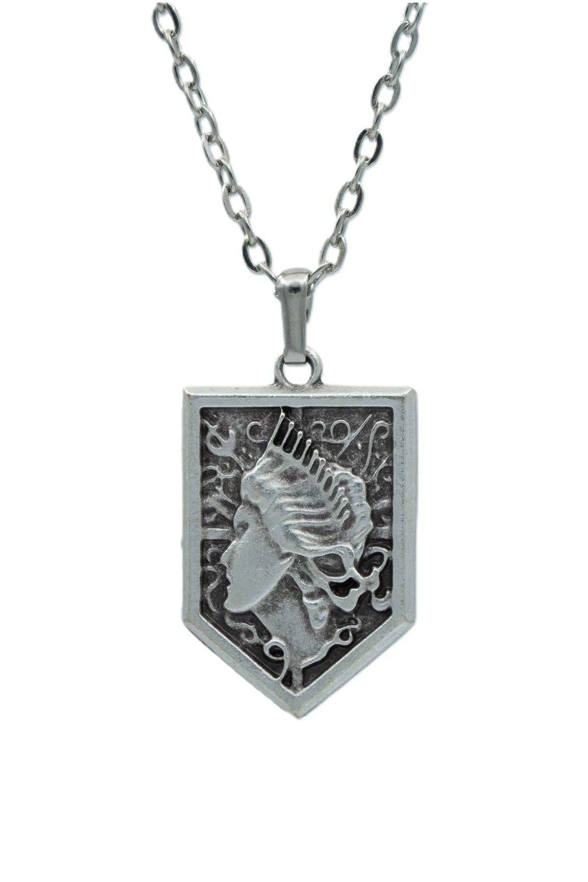 2'li Güneş ve Ay - Anime Attack On Titan Erkek Kadın Kolye Seti