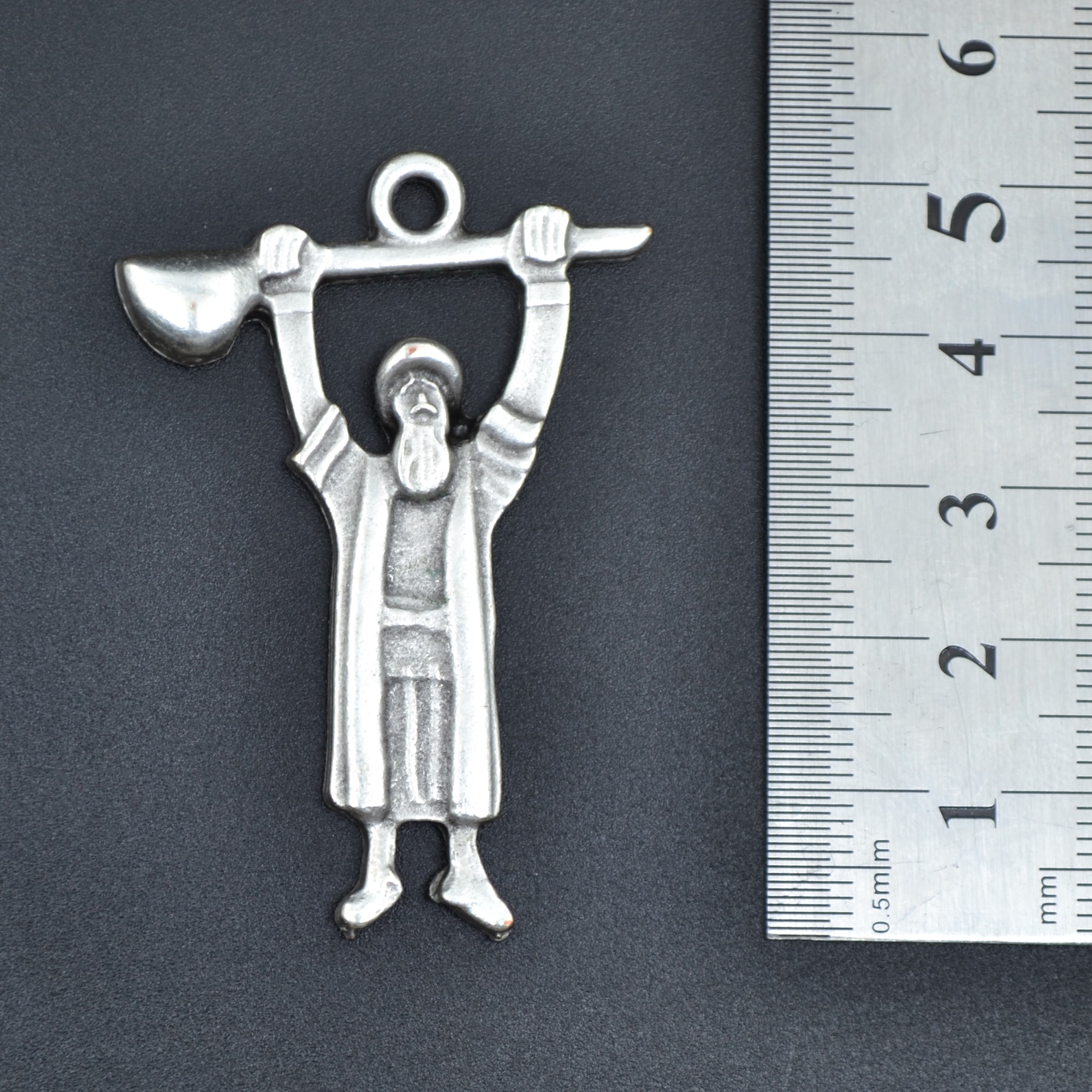 Pir Sultan Abdal Kolye Ucu - Gümüş ( Silver ) Renk