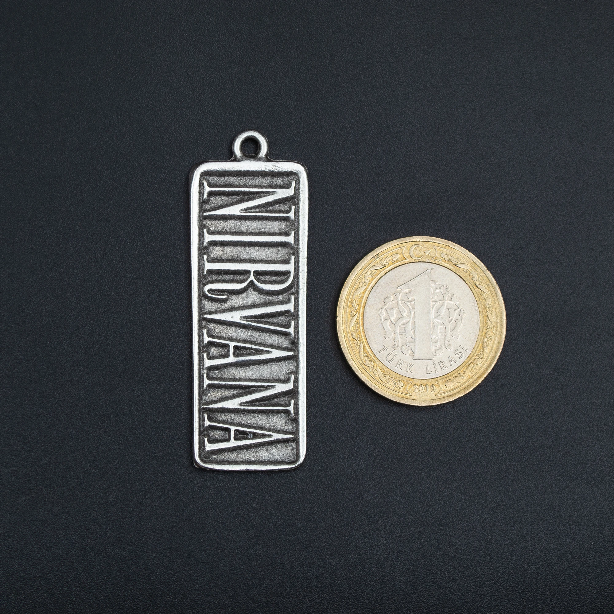 Nirvana Kolye Ucu - Gümüş ( Silver ) Renk