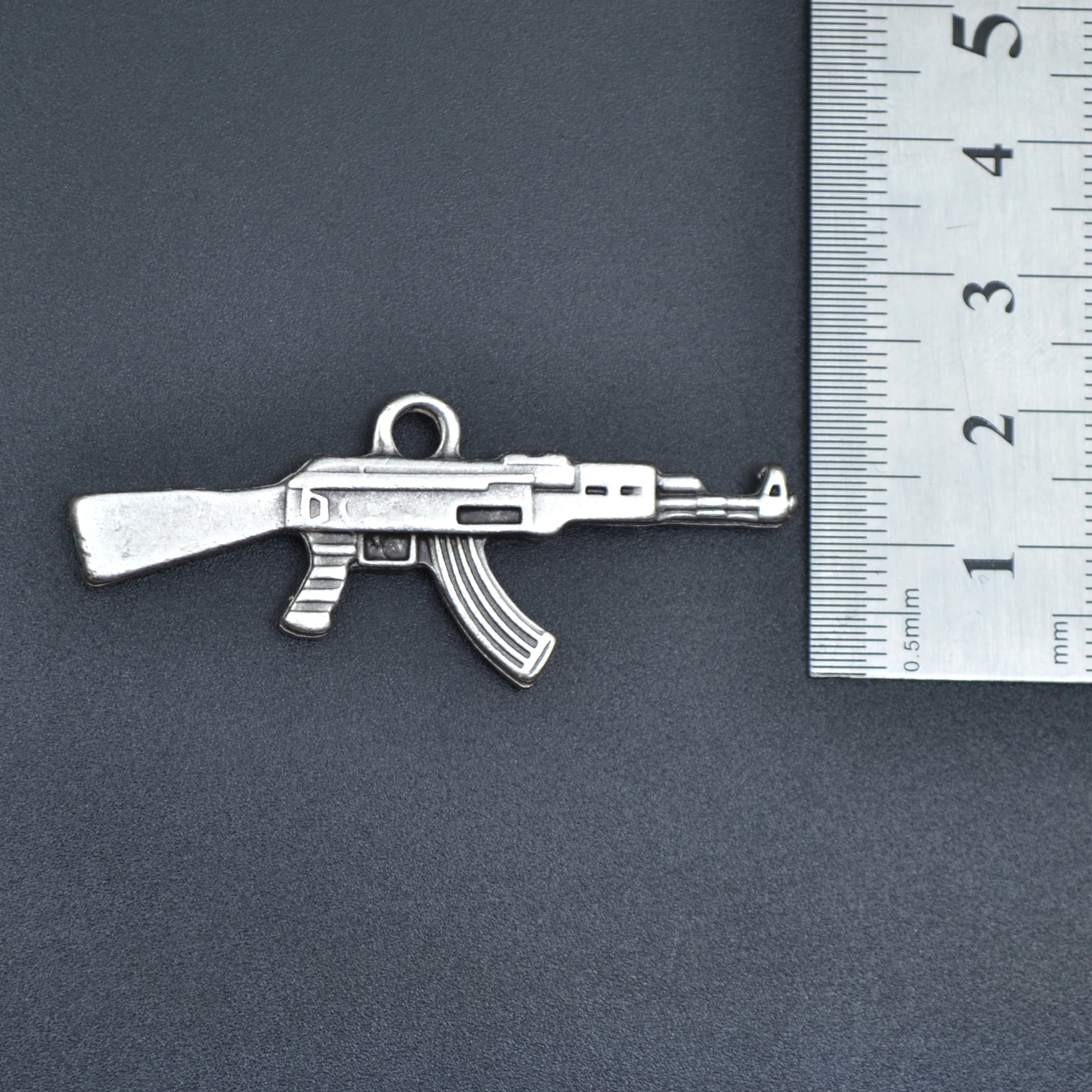 Pubg Keleş Ak-47 Kalaşnikof Kolye Ucu - Gümüş ( Silver ) Renk