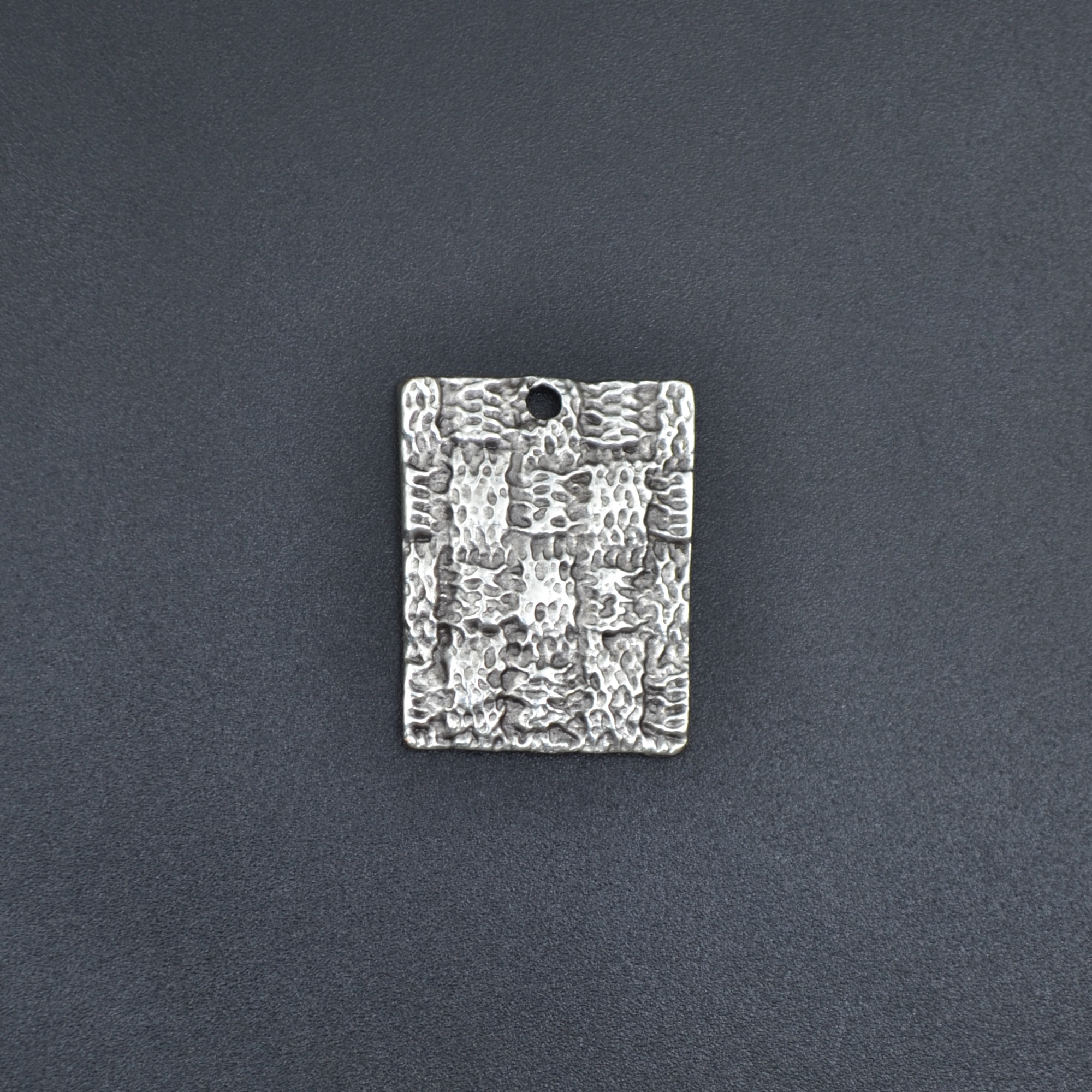 Trend Plaka Kolye Ucu - Gümüş ( Silver ) renk