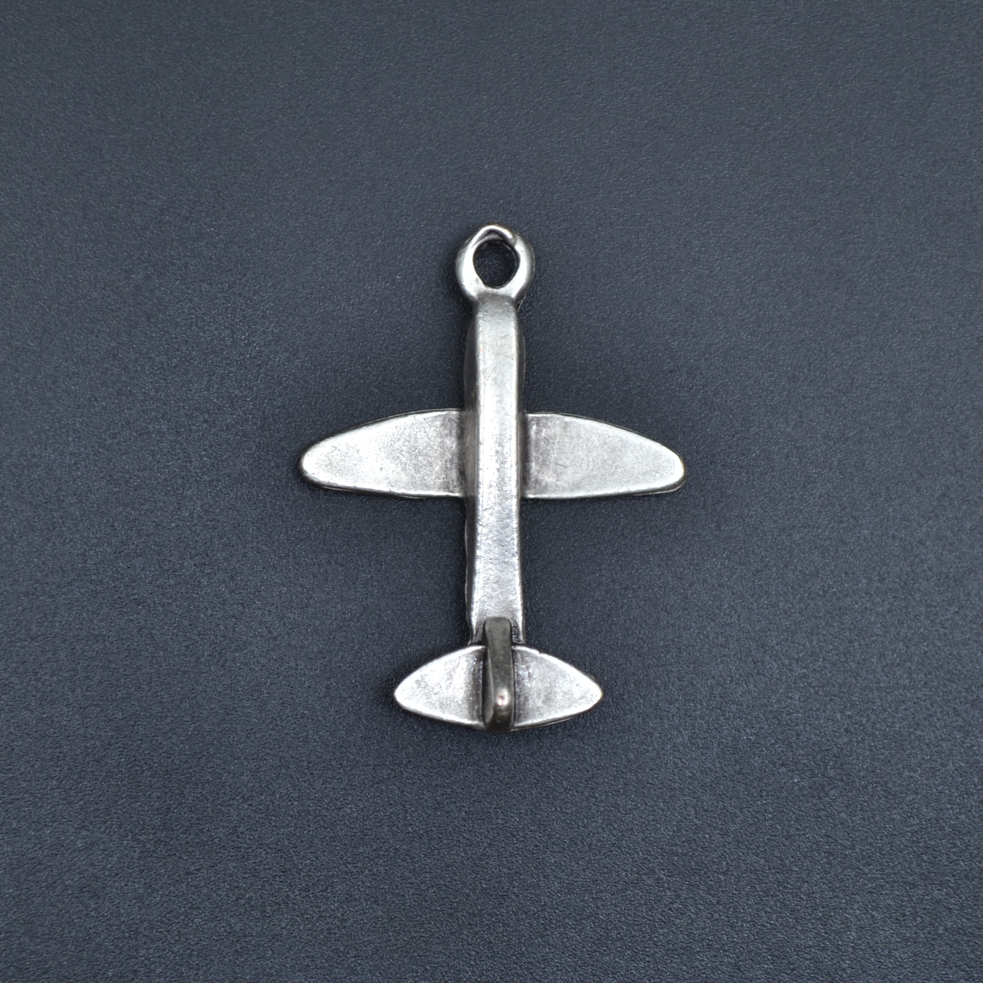 Minimal Uçak Kolye Ucu - Gümüş ( Silver ) Renk
