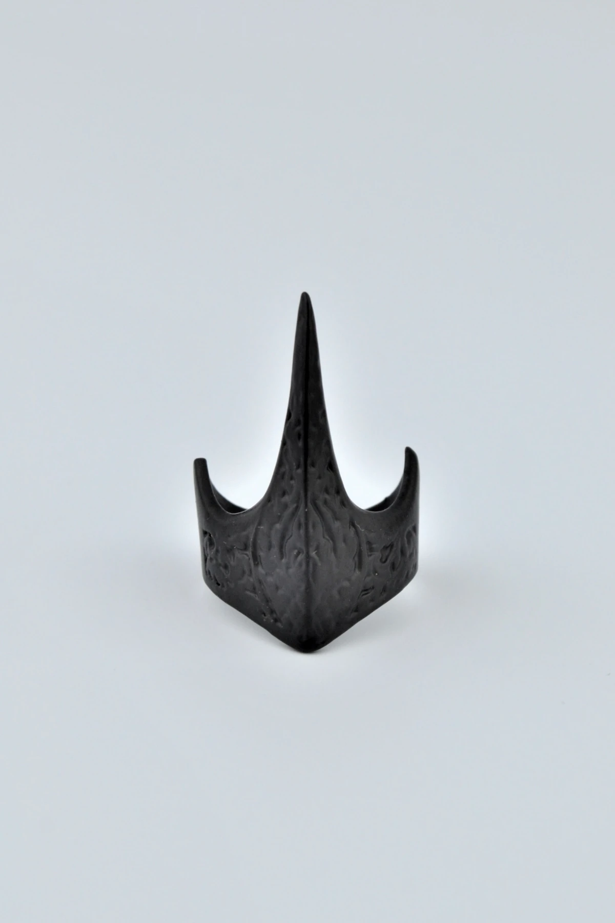 Zihgir Baş Parmak Okçu Mat Siyah Ayarlamalı Erkek Yüzük