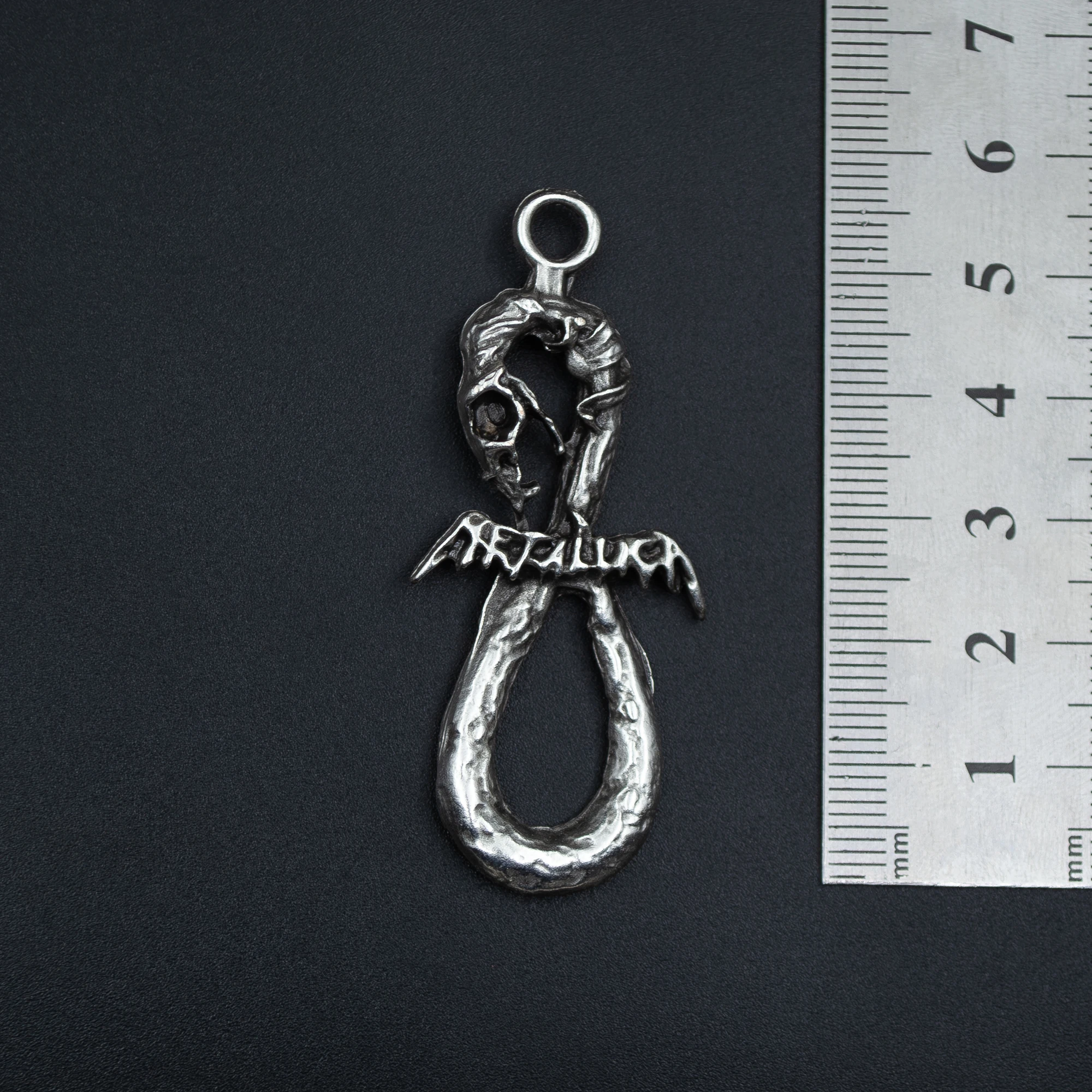 Metallica Kolye Ucu - Gümüş ( Silver ) Renk