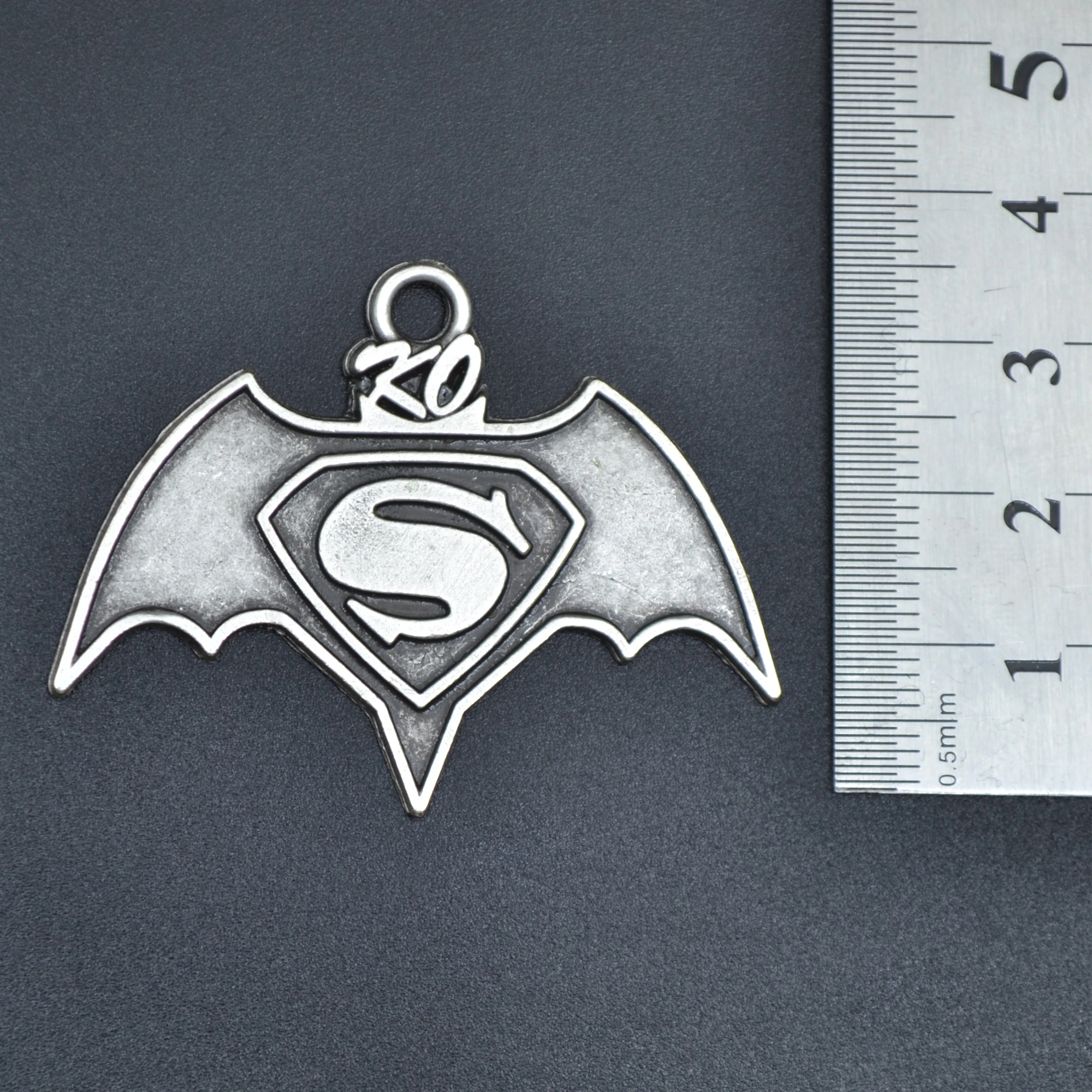 Batman Süperman Koyle Ucu - Gümüş ( Silver ) Renk