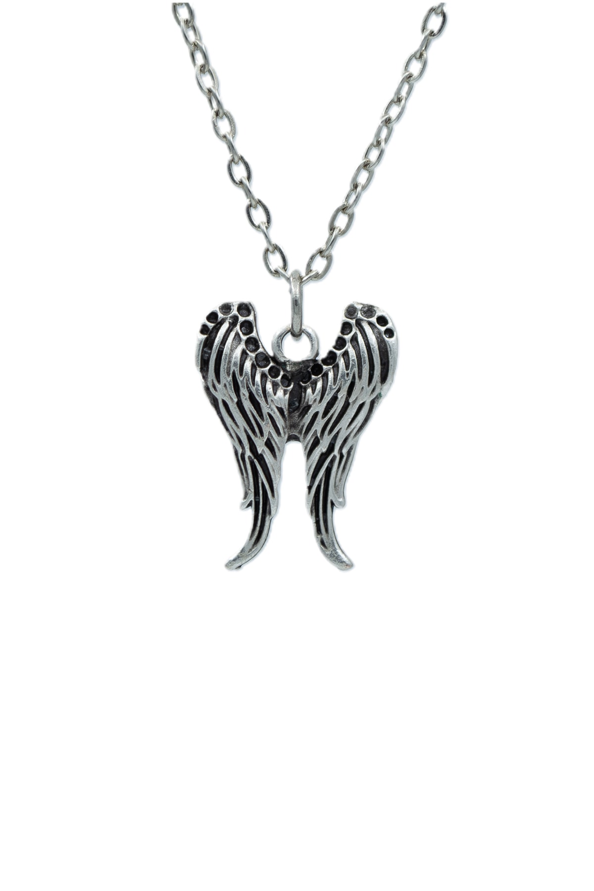 2'li Zümrüdüanka - Melek Kanat Erkek Kadın Kolye Seti