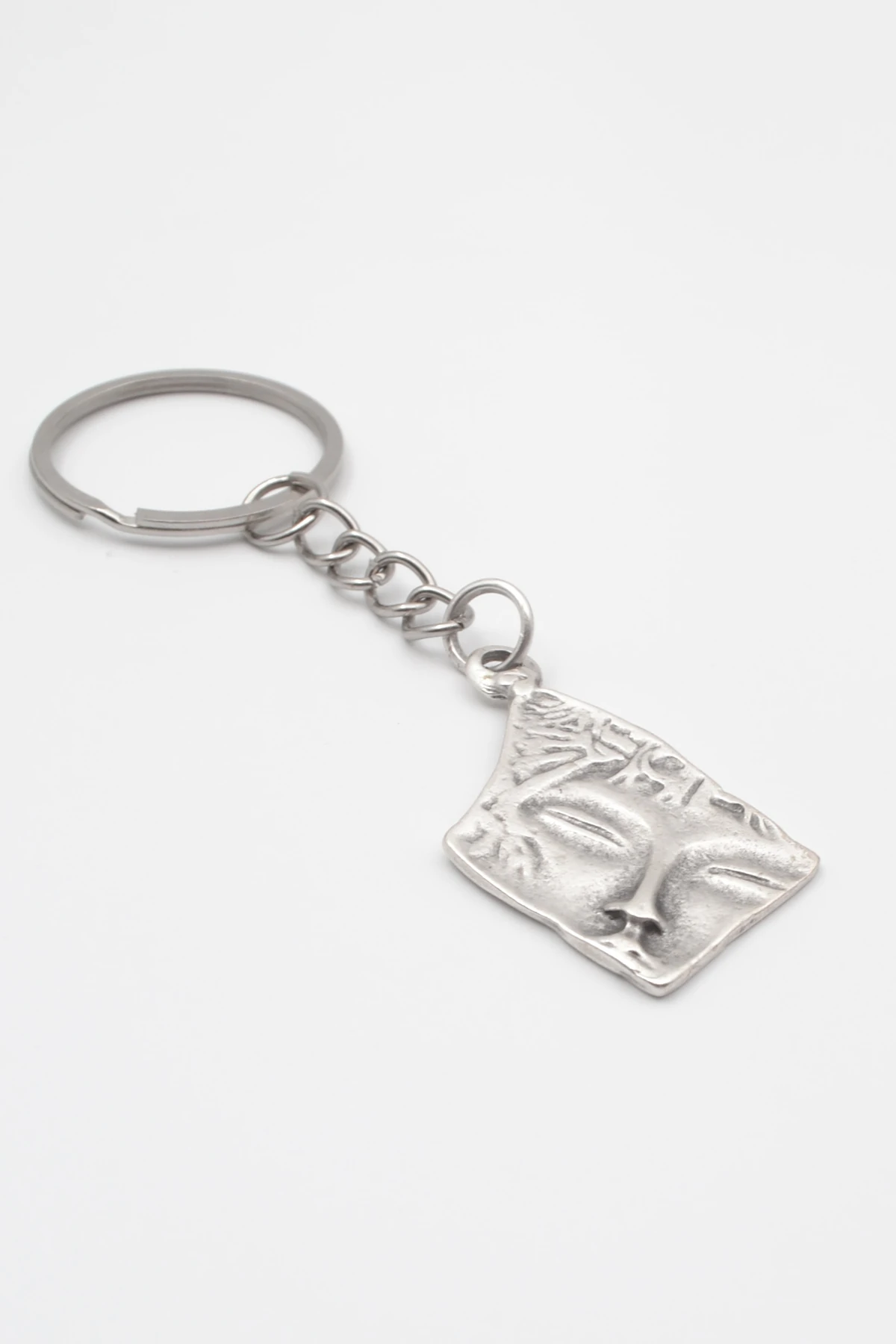 Uyuyan Güzel Anahtarlık - Antik Gümüş Kaplama - Kadın Erkek