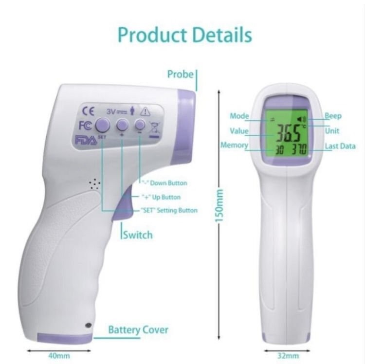 IR988 INFRARED ATEŞ ÖLÇER TERMOMETRE