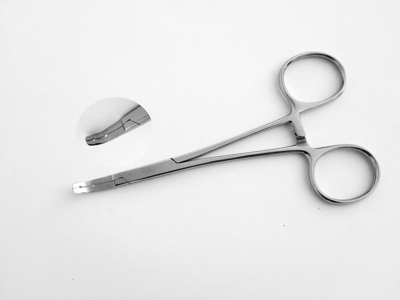 Dermal Anchor Forceps, 1.2mm & 1.6mm Holes 5,5''