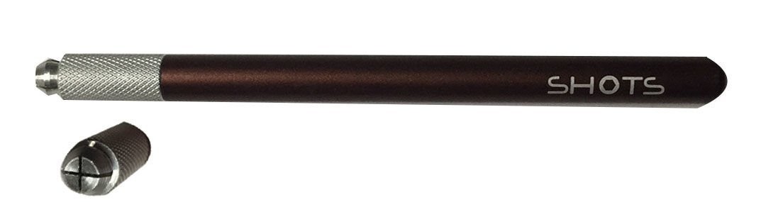 SHOTS MICROBLADING PEN BROWN-SILVER