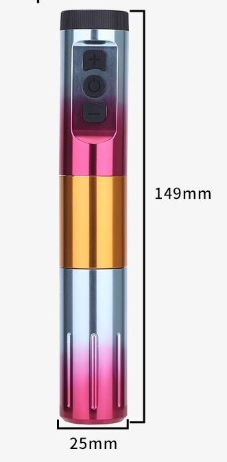 SHOTS-TNY WIRELESS KABLOSUZ PEN DÖVME MAKİNESİ-MOR