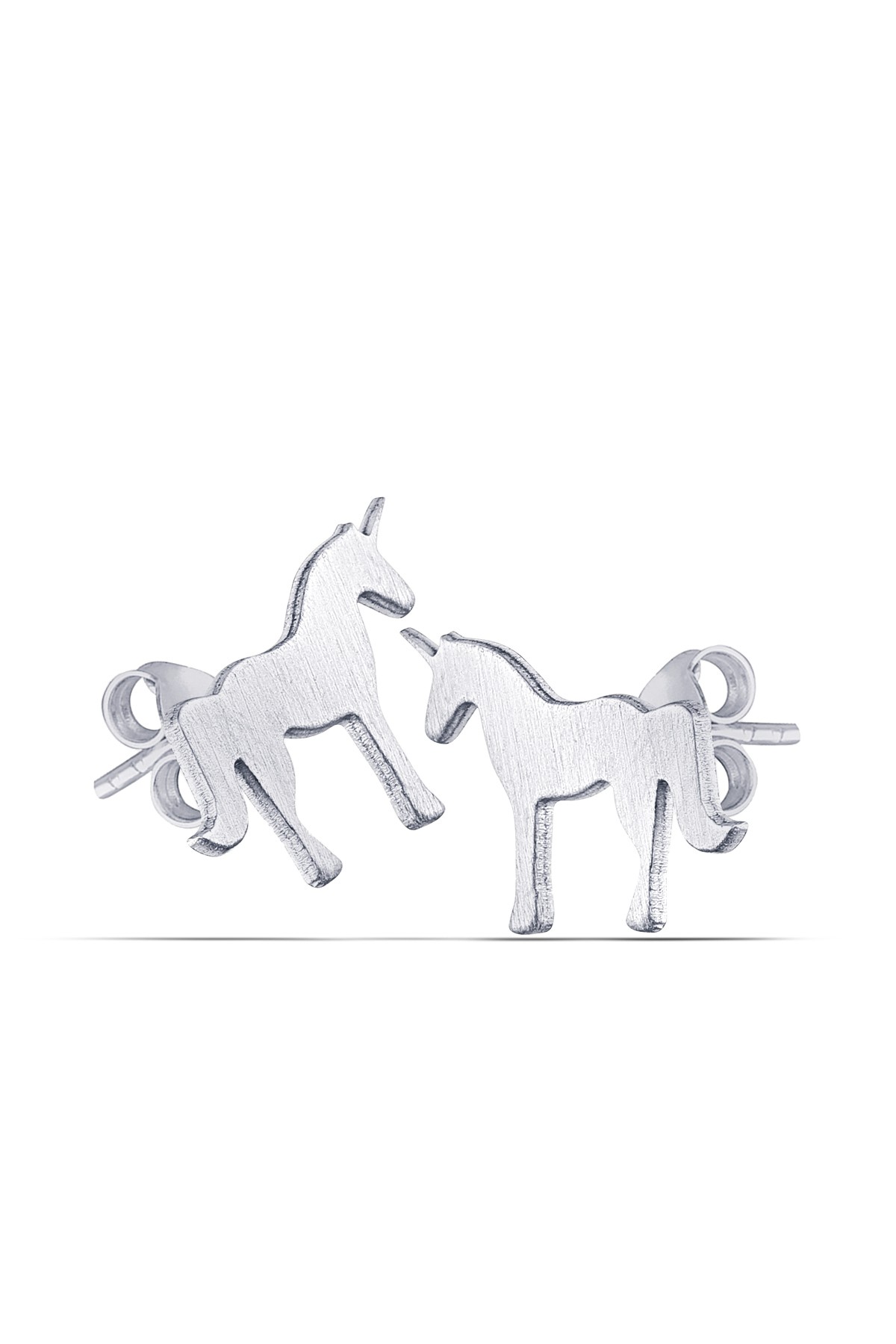 Gümüş Minimal Pegasus Küpe