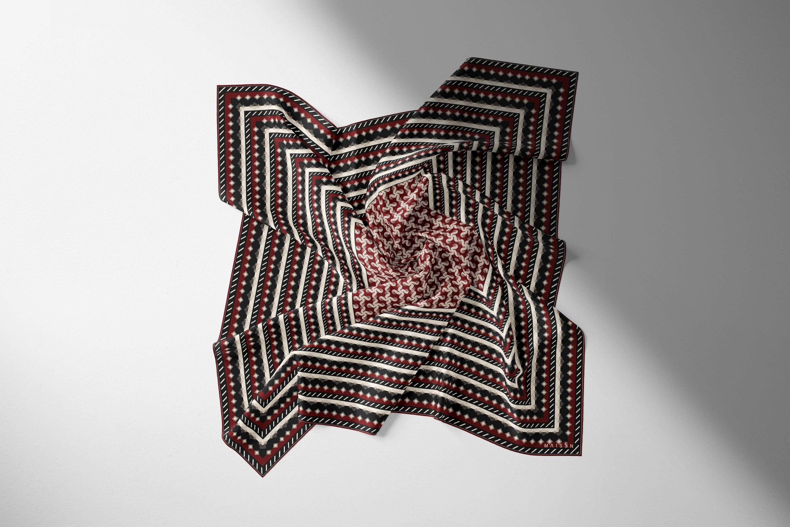 8 Maison Monogram - Red