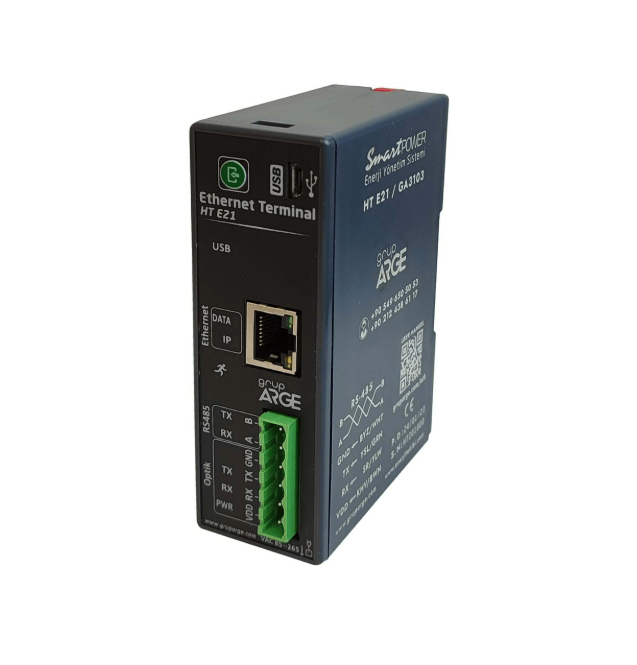 HT E21 ETHERNET TERMİNAL (SAYAÇ/MODBUS)